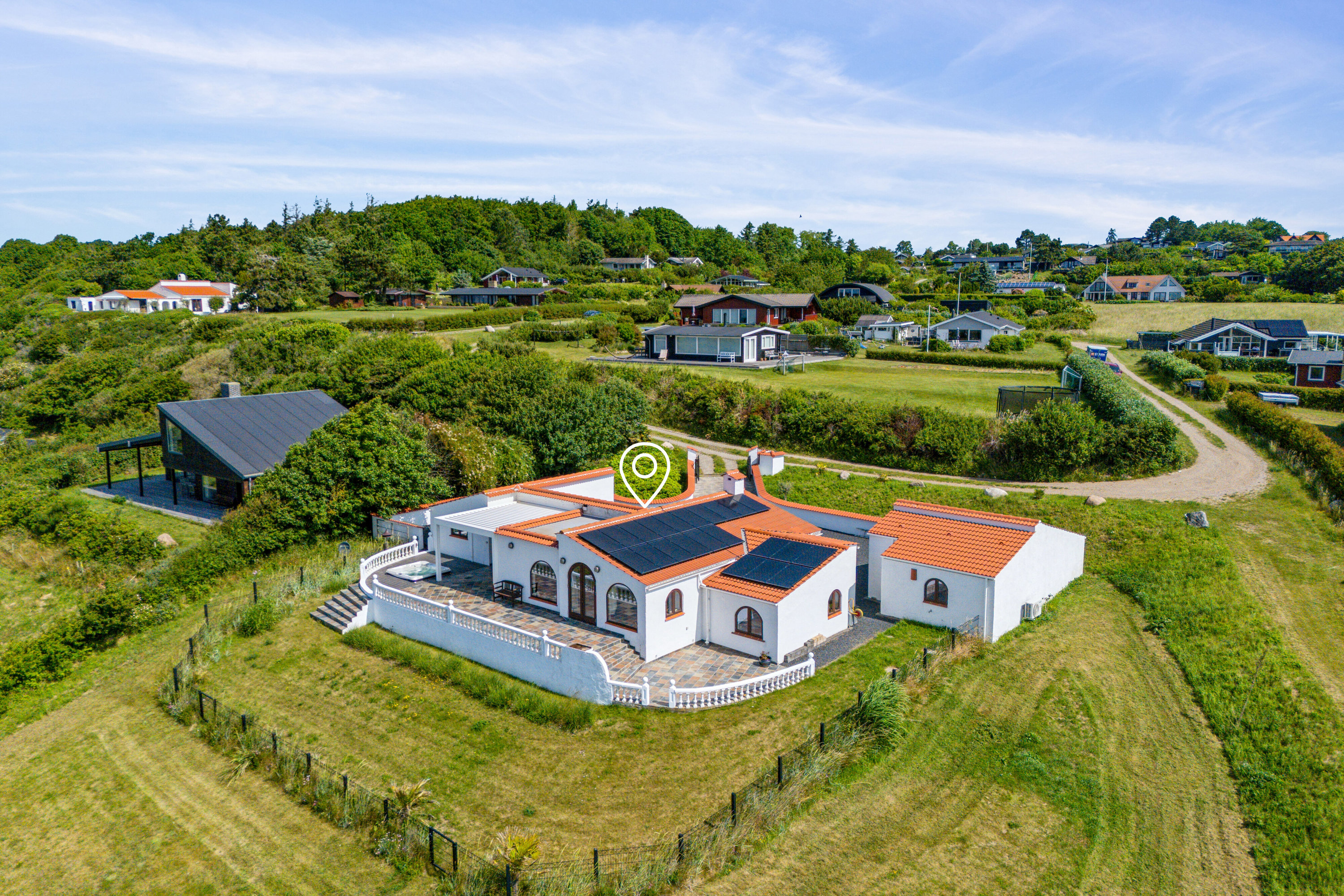 Fremhævet luftfoto billede i fuldskærmstilstand. Billede af Sandlodsvej 95, 4400 Kalundborg