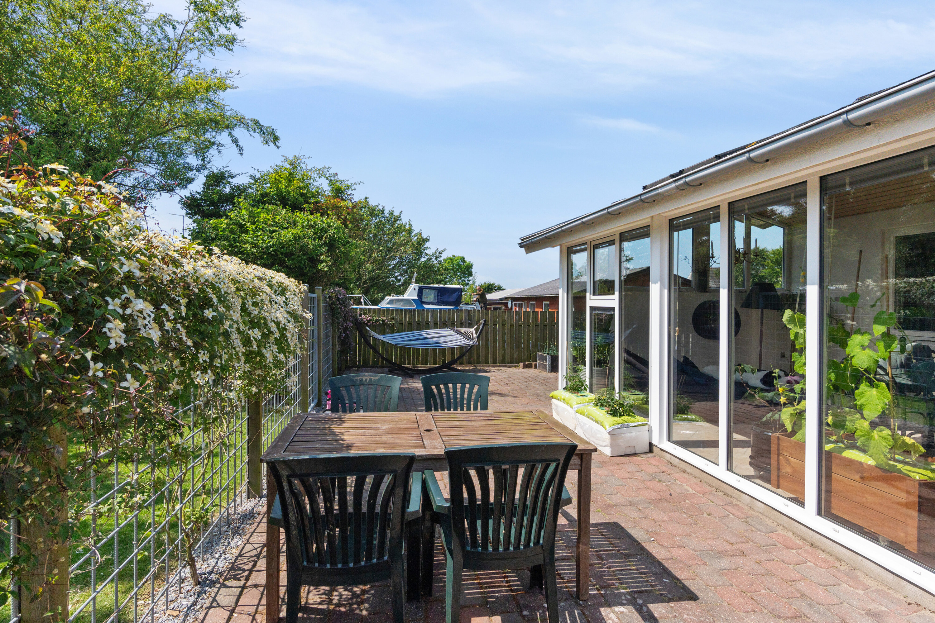 Fremhævet terrasse billede i fuldskærmstilstand. Billede af Niels Ebbesensvej 5, 7770 Vestervig