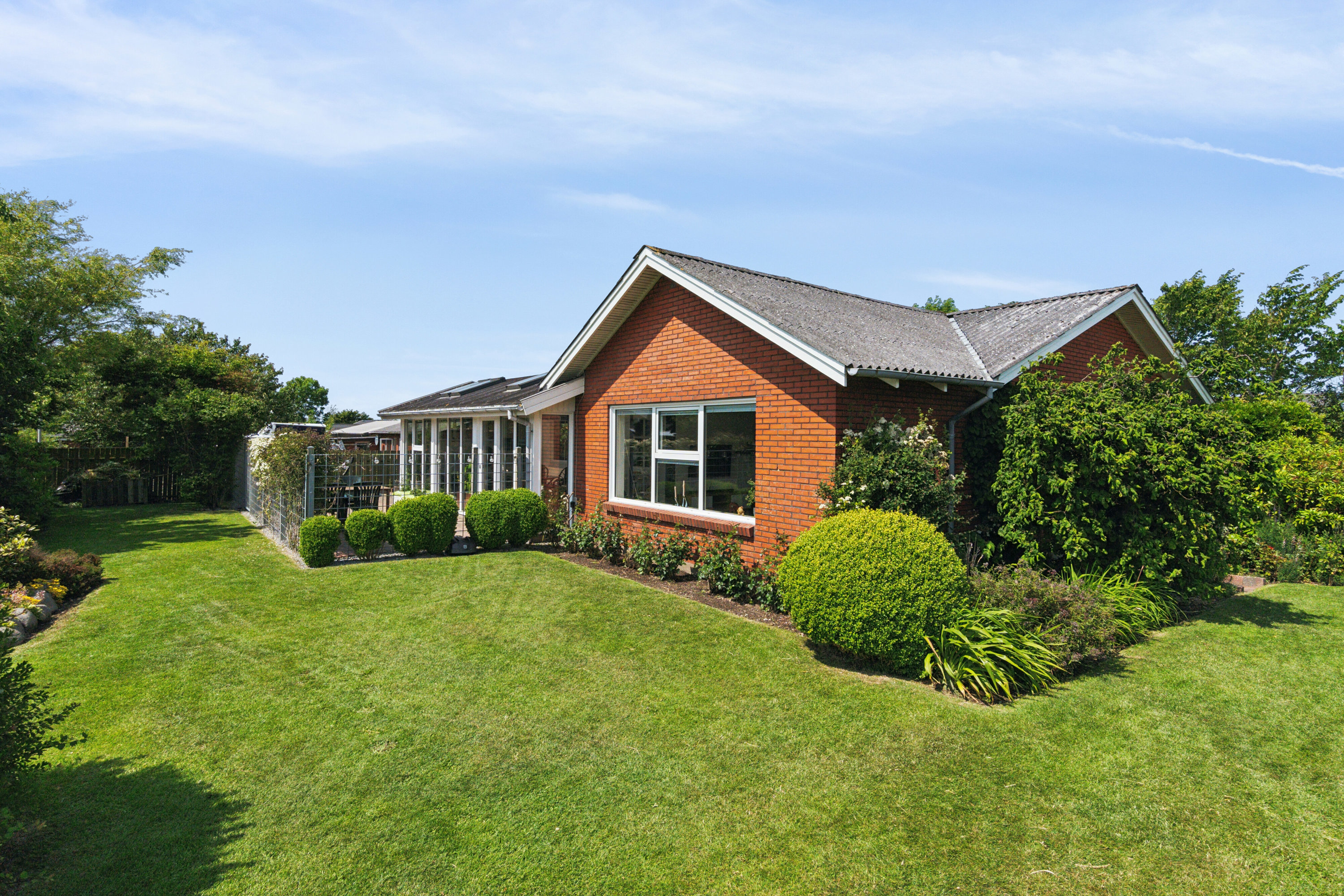 Fremhævet set fra haven billede i fuldskærmstilstand. Billede af Niels Ebbesensvej 5, 7770 Vestervig