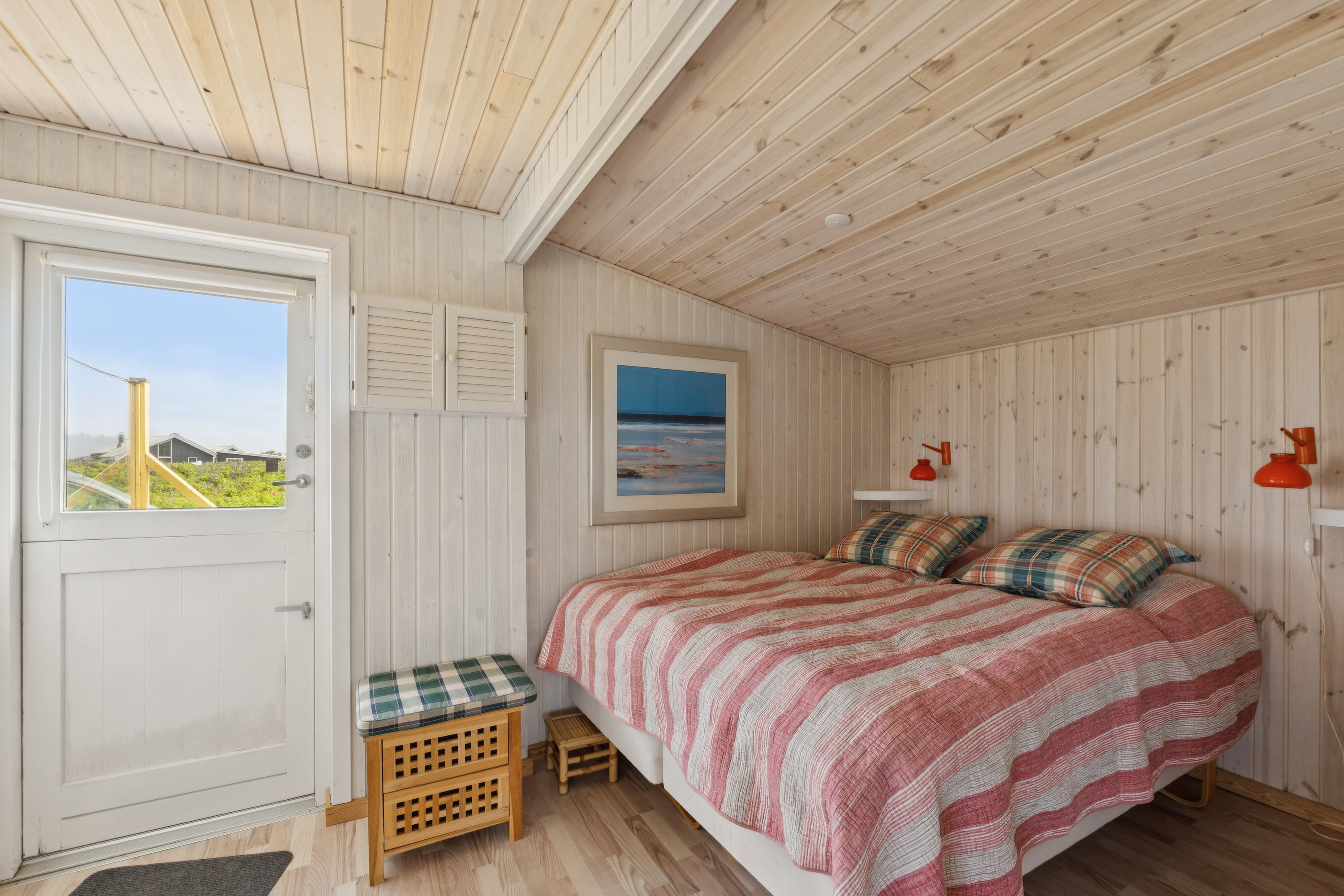 Fremhævet soveværelse billede i fuldskærmstilstand. Billede af Ved Stranden 25, Skal Klit, 9800 Hjørring