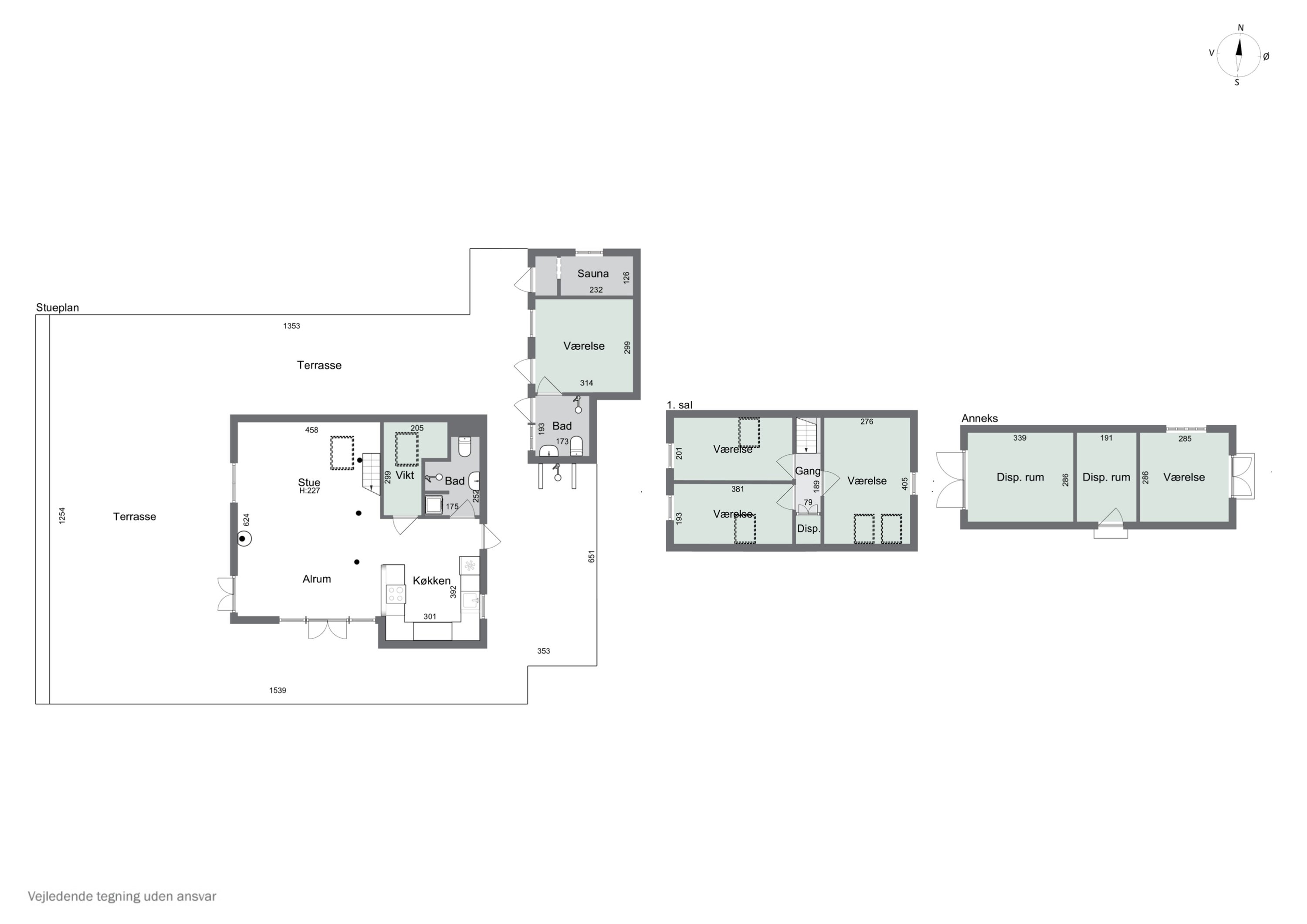 Plantegninger billede af Fasanvej 3, 4500 Nykøbing Sj
