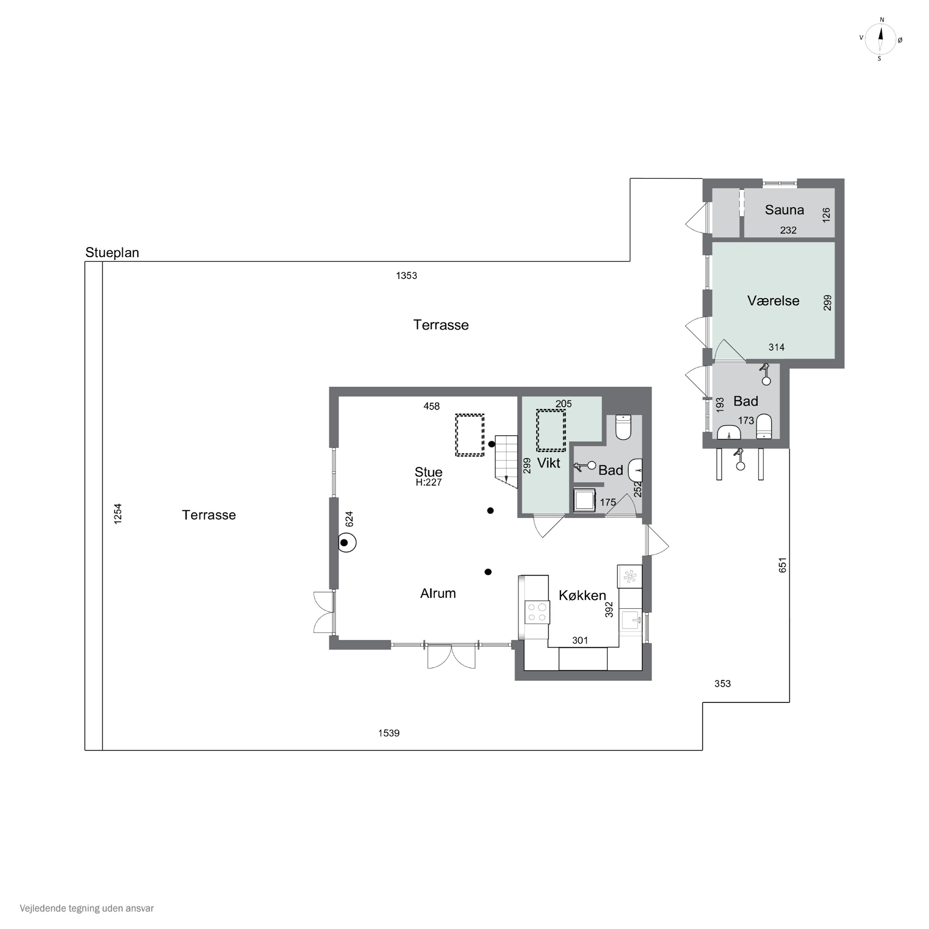 Plantegninger billede af Fasanvej 3, 4500 Nykøbing Sj