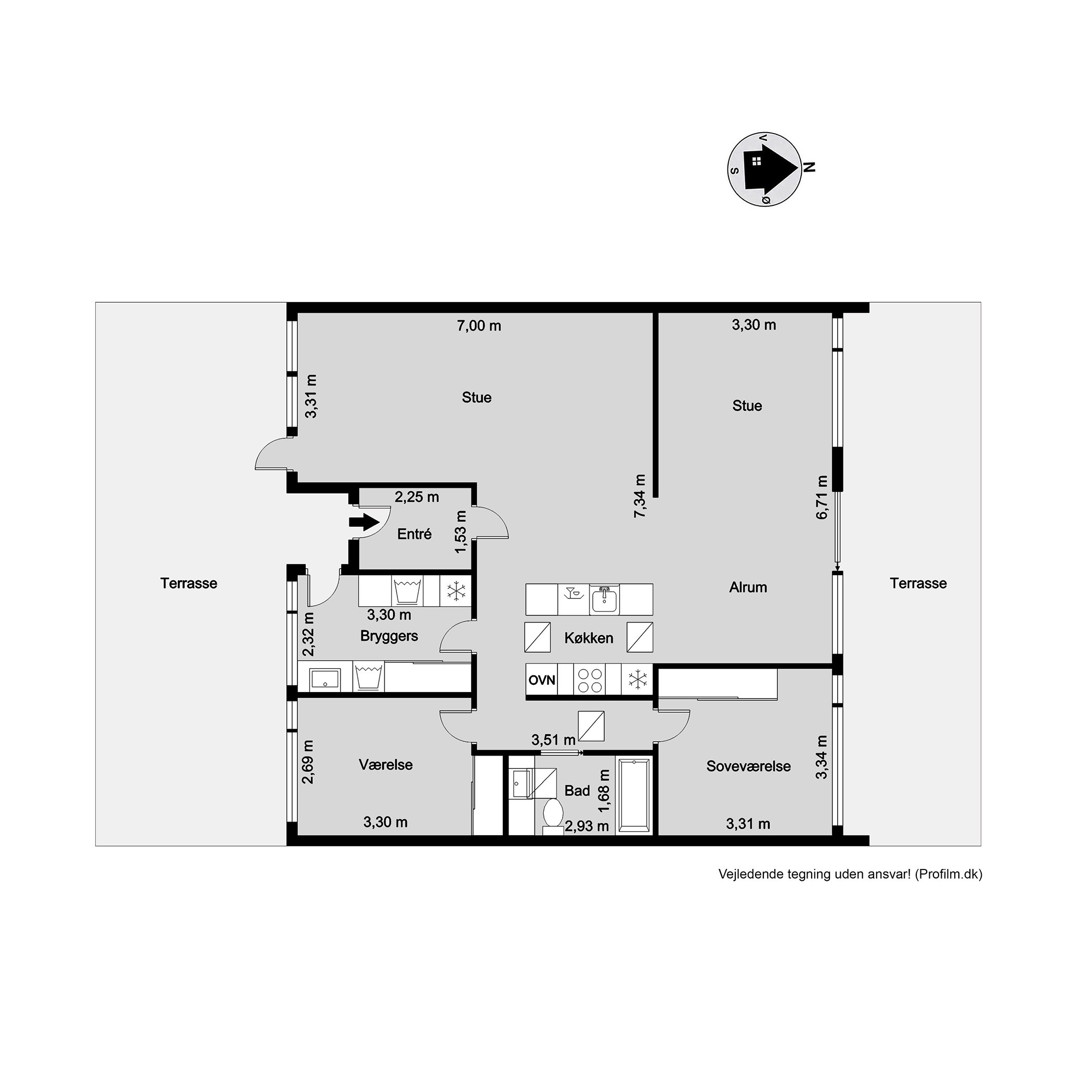 Plantegninger billede af Snerleparken 3, 6000 Kolding