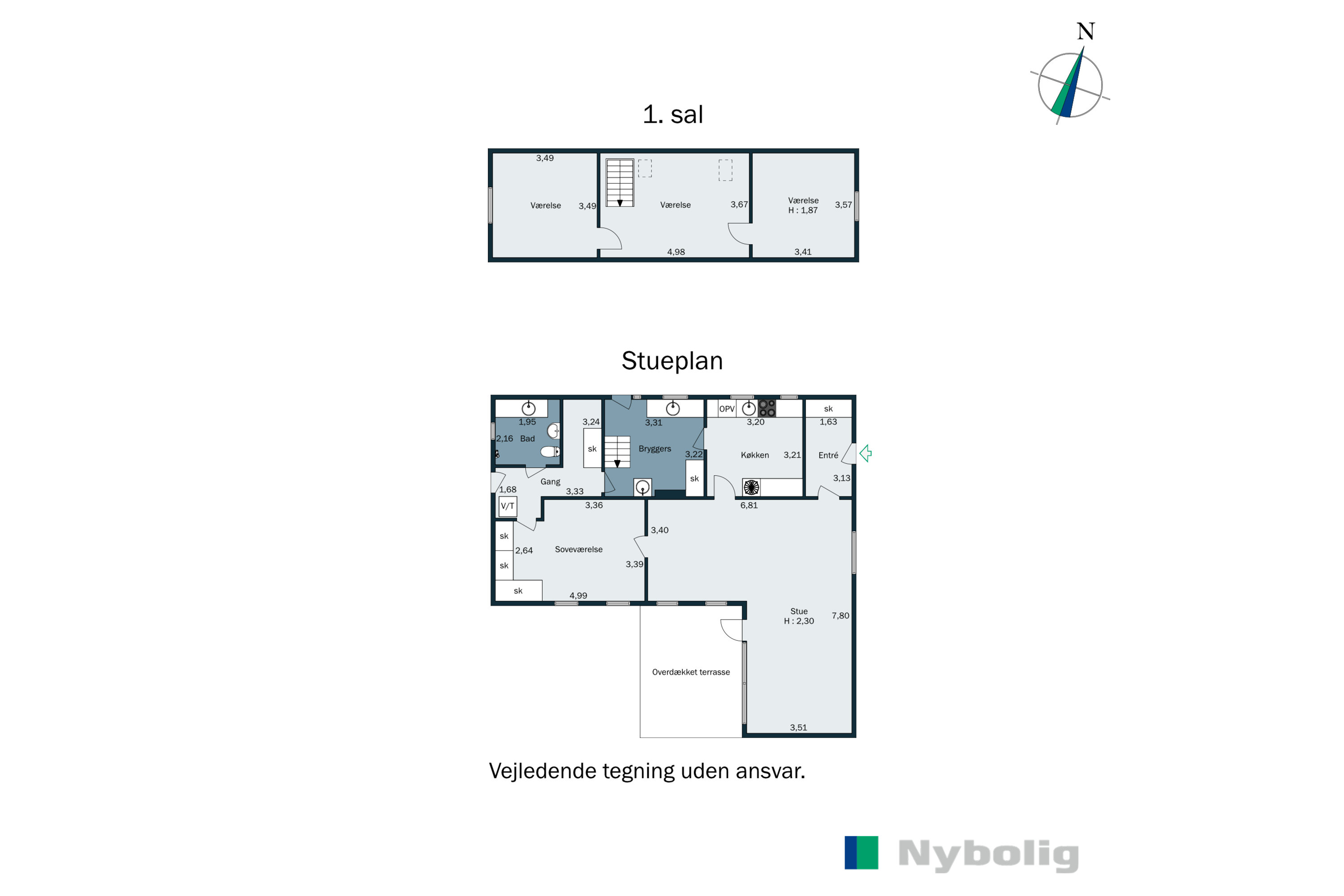 Plantegninger billede af Styrtom Bygade 23, Styrtom, 6200 Aabenraa