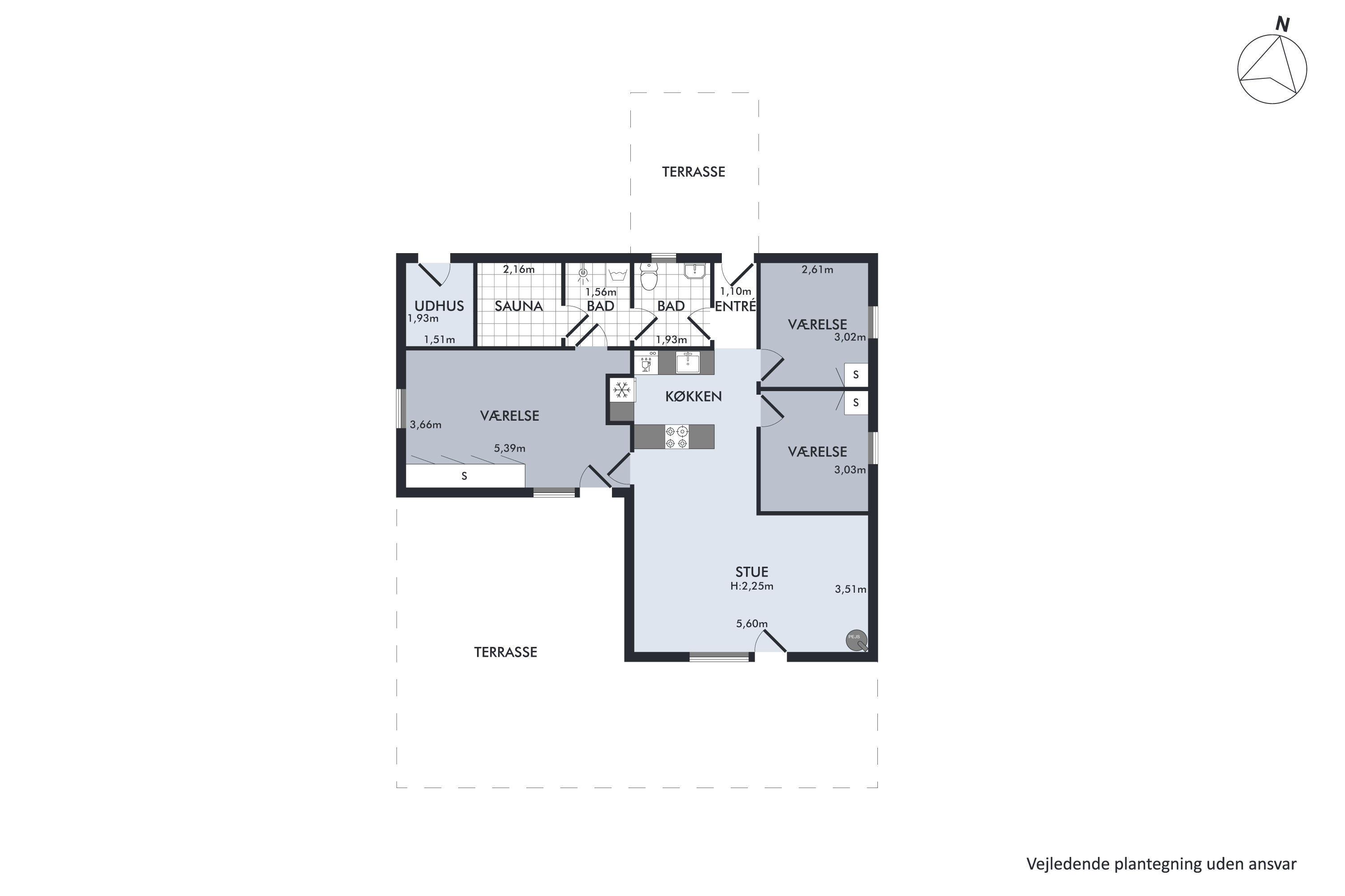 Plantegninger billede af Strandskadevej 13, Store Sjørup, 8950 Ørsted