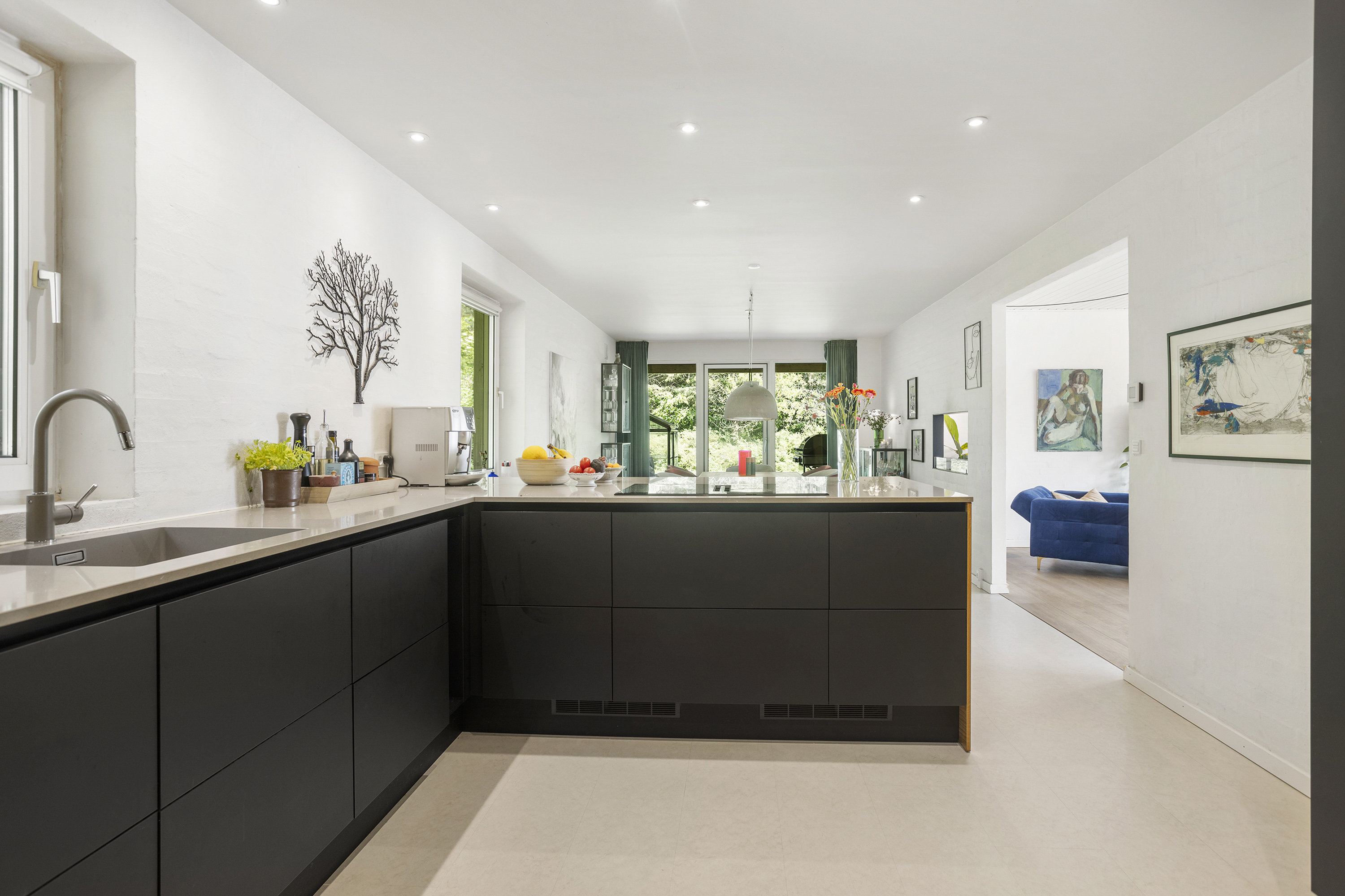 Fremhævet køkken alrum billede i fuldskærmstilstand. Billede af Sandenvej 1, Lyngså, 9300 Sæby