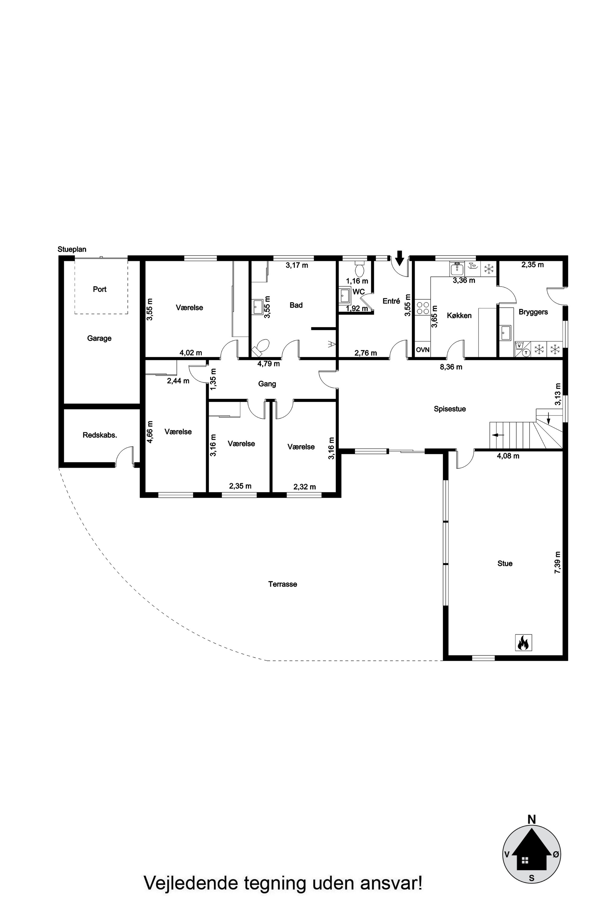 Plantegninger billede af Dr. Margrethes Vej 27, 9600 Aars