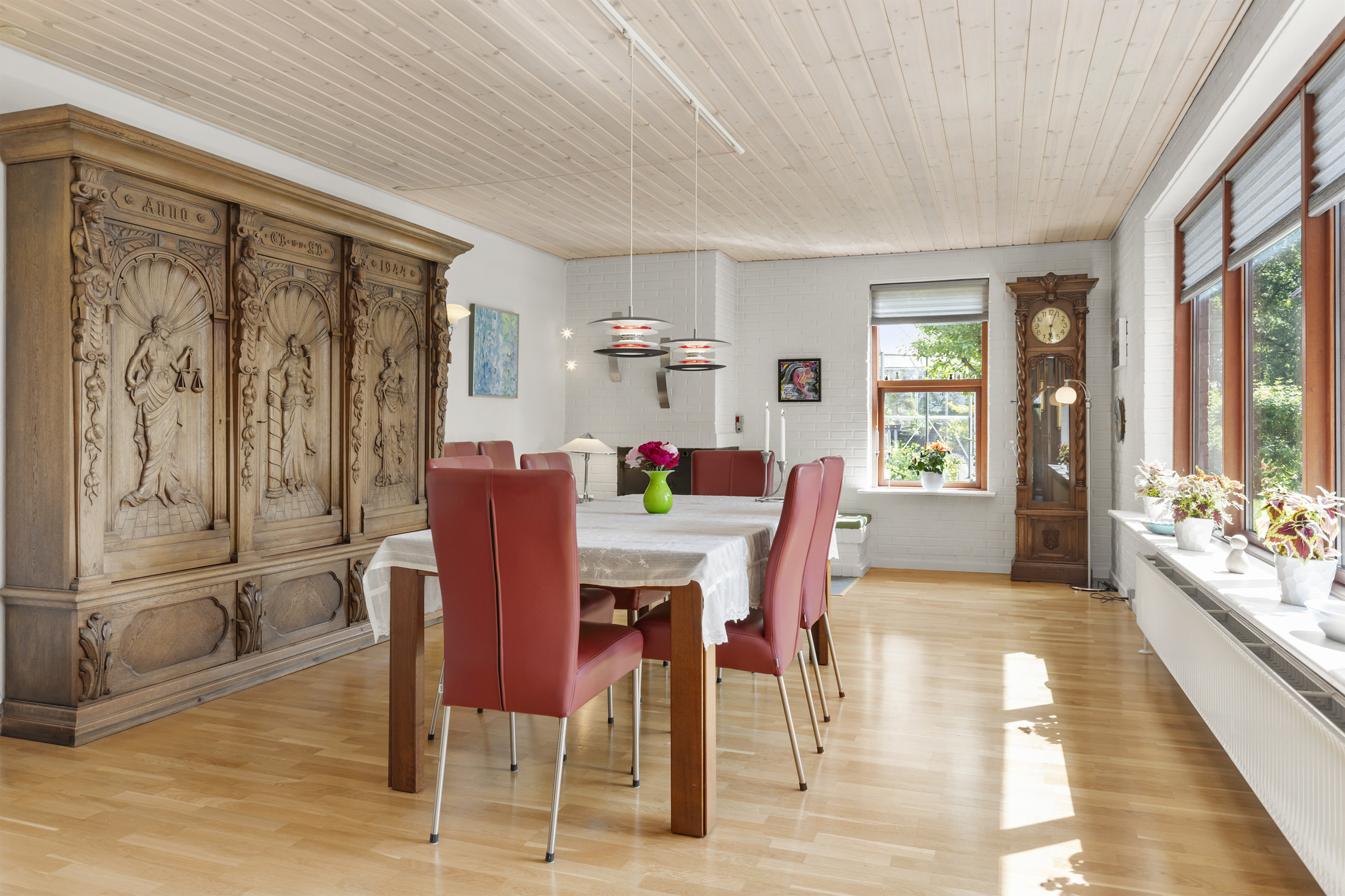 Fremhævet spisestue billede i fuldskærmstilstand. Billede af Dr. Margrethes Vej 27, 9600 Aars