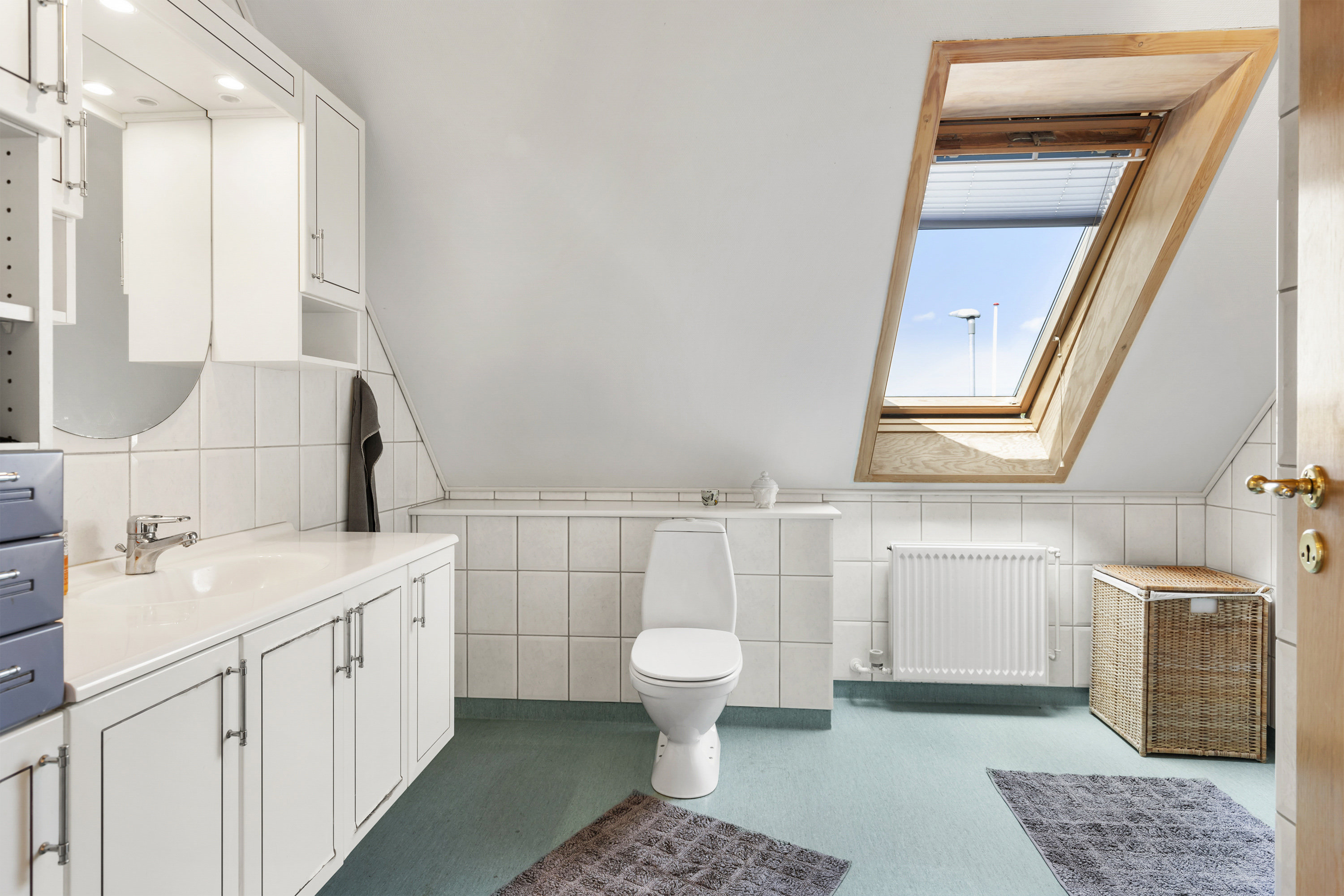 Fremhævet badeværelse billede i fuldskærmstilstand. Billede af Dr. Margrethes Vej 27, 9600 Aars