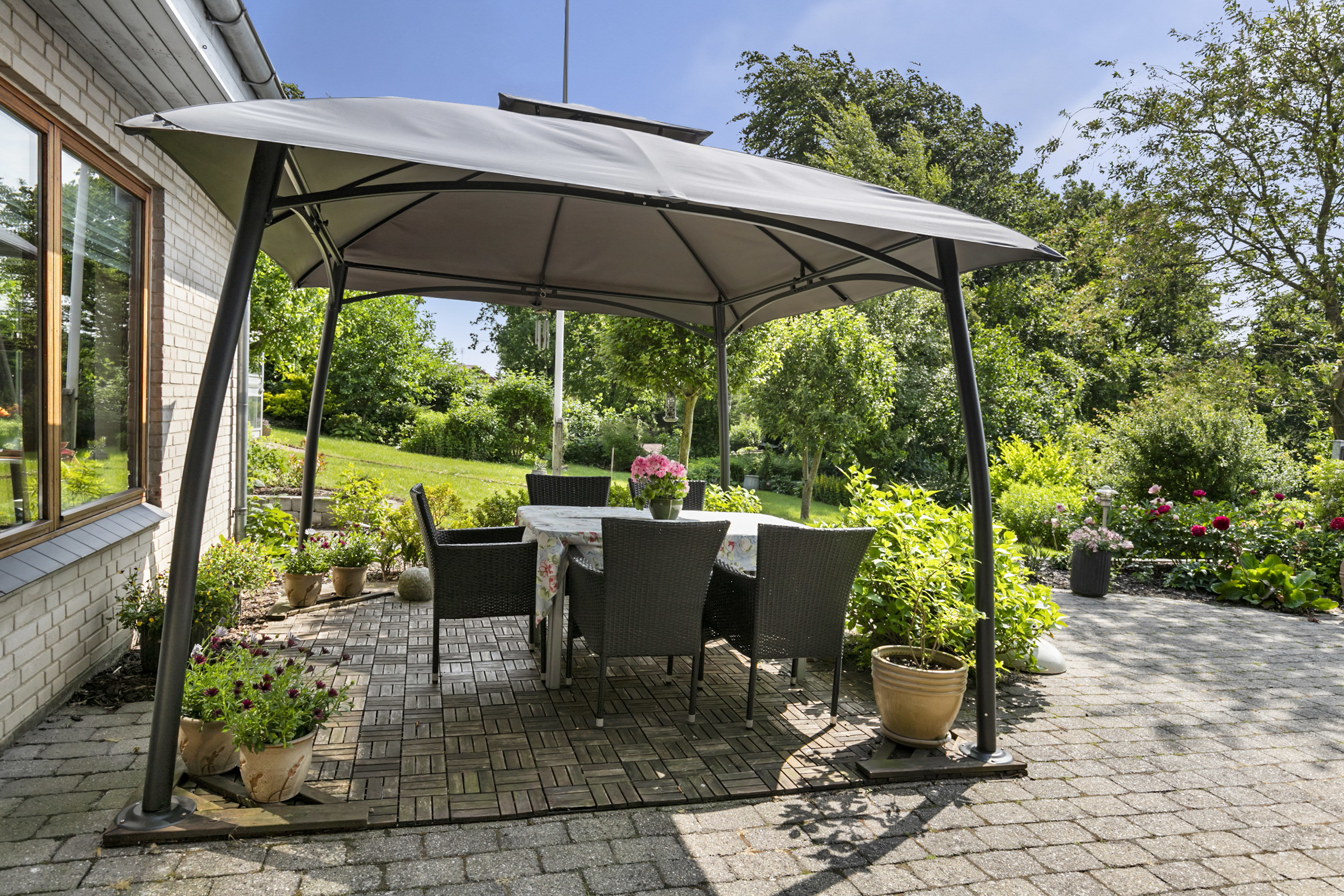 Fremhævet terrasse billede i fuldskærmstilstand. Billede af Dr. Margrethes Vej 27, 9600 Aars