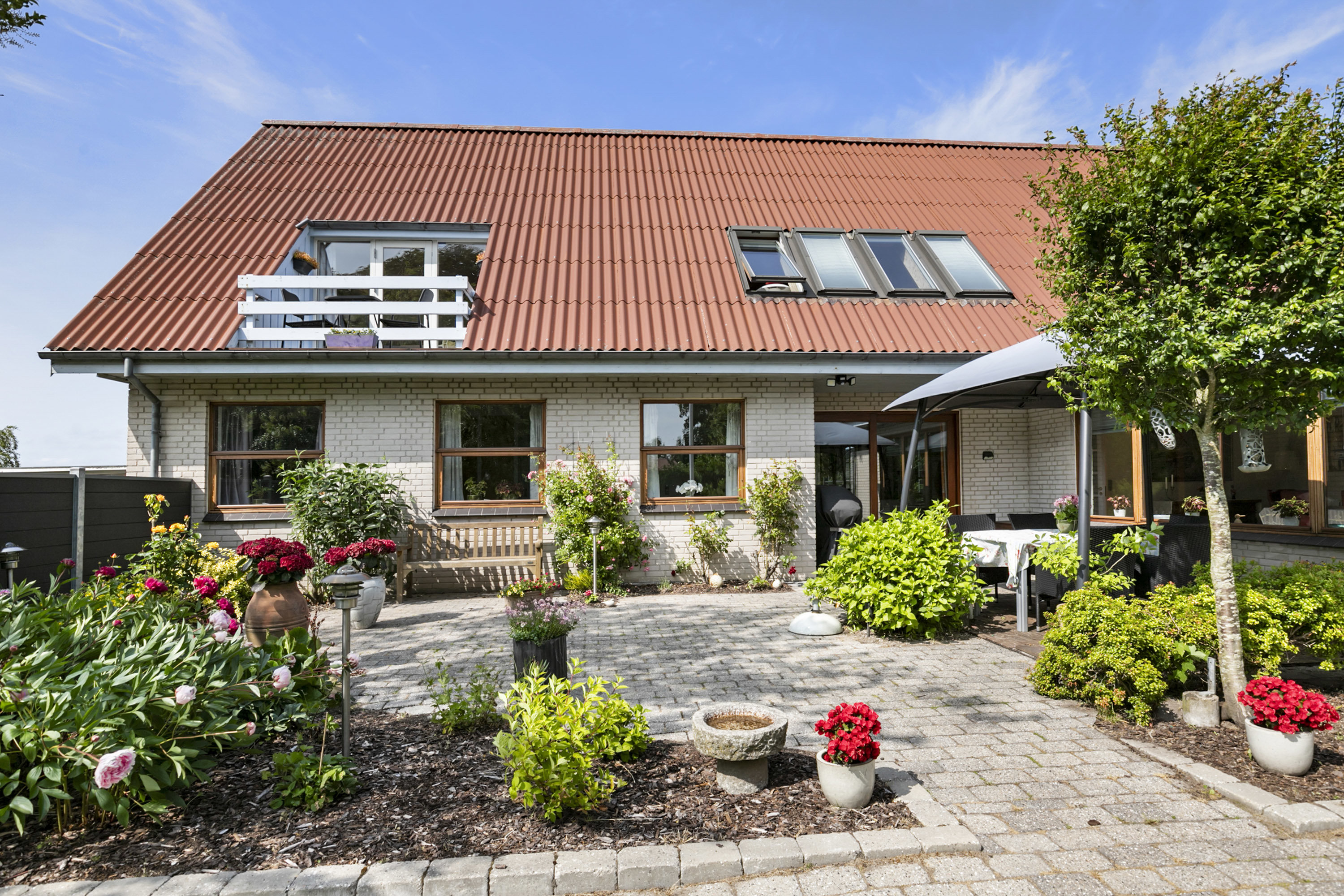 Fremhævet terrasse billede i fuldskærmstilstand. Billede af Dr. Margrethes Vej 27, 9600 Aars