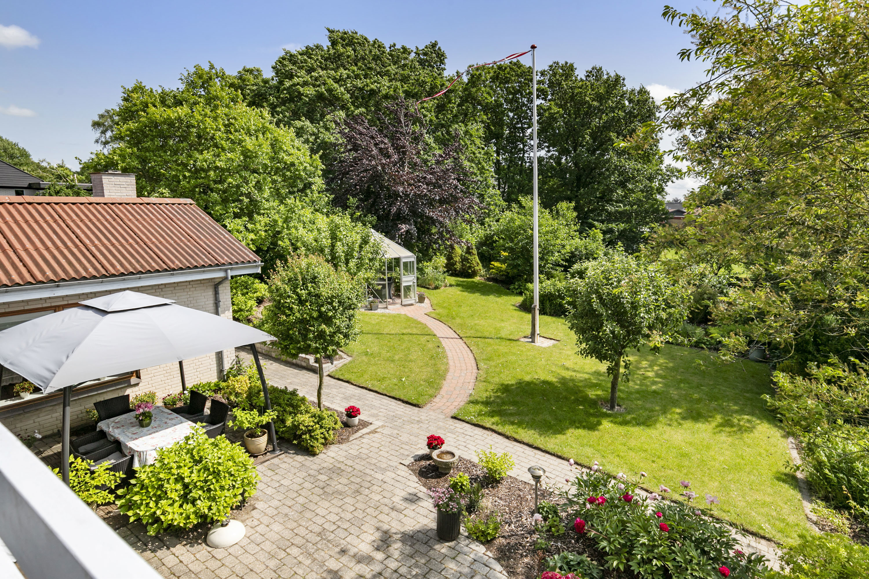 Fremhævet have billede i fuldskærmstilstand. Billede af Dr. Margrethes Vej 27, 9600 Aars