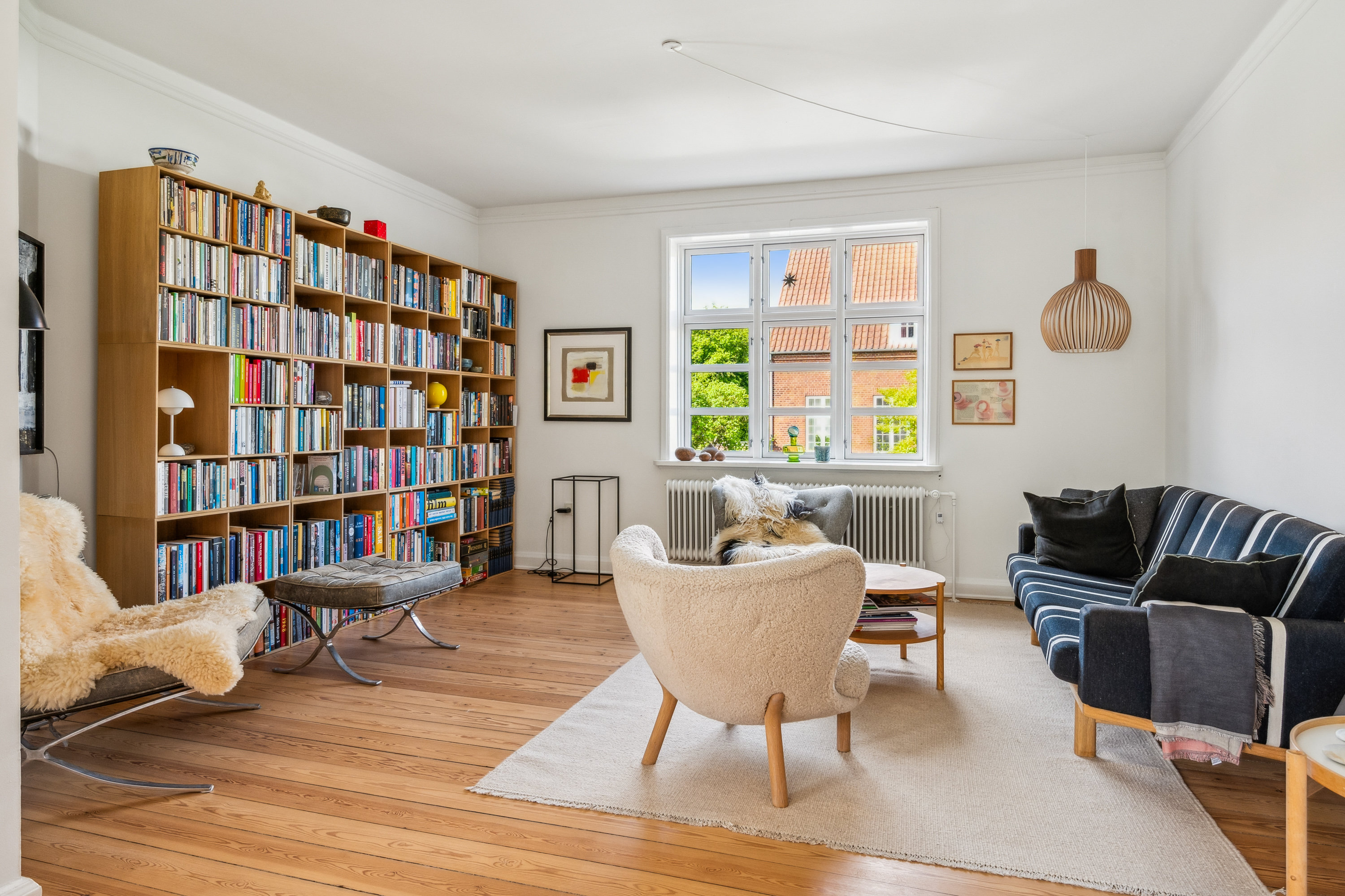 Fremhævet stue billede i fuldskærmstilstand. Billede af Chr. Richardts Vej 4, 8000 Aarhus C