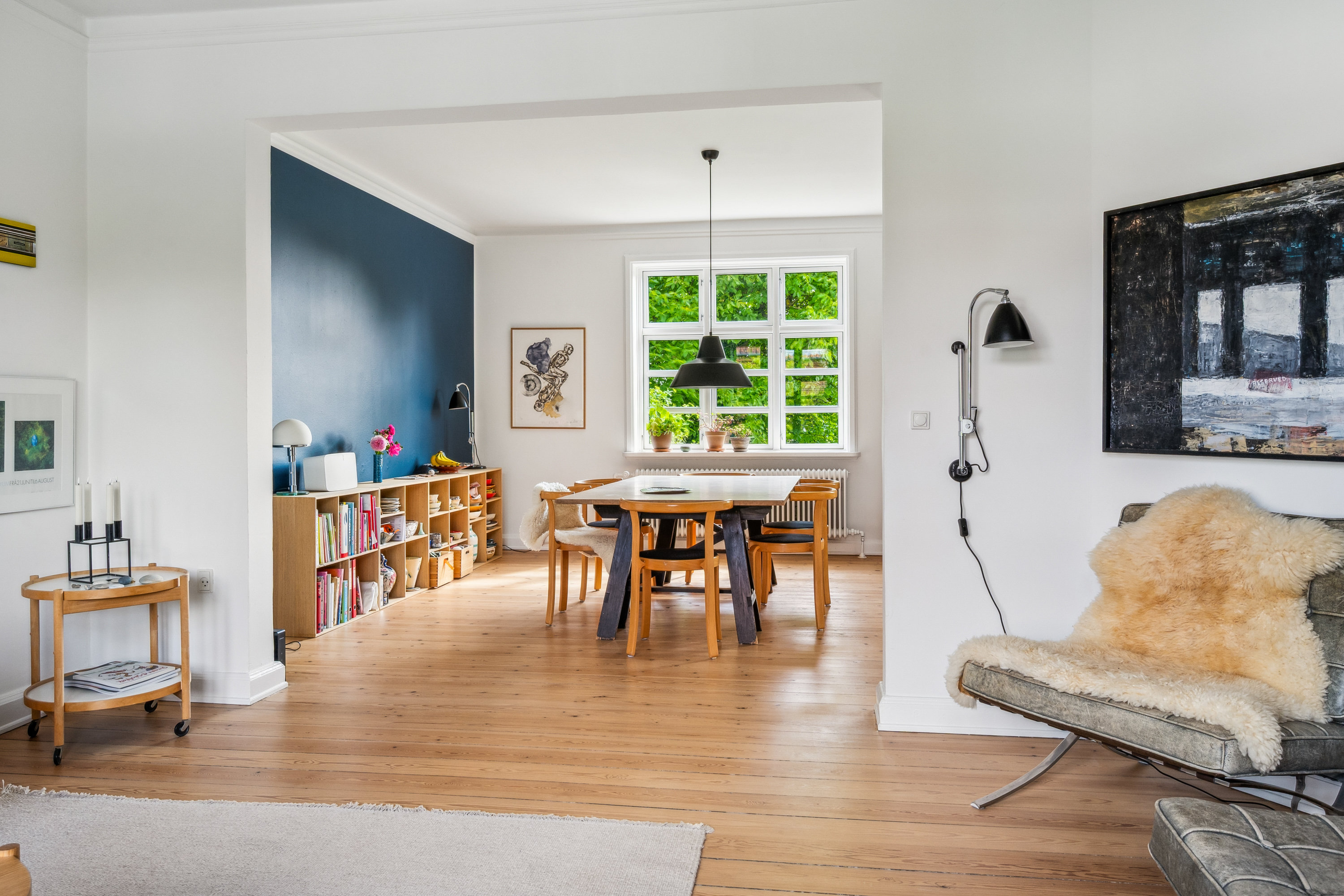 Fremhævet stue billede i fuldskærmstilstand. Billede af Chr. Richardts Vej 4, 8000 Aarhus C