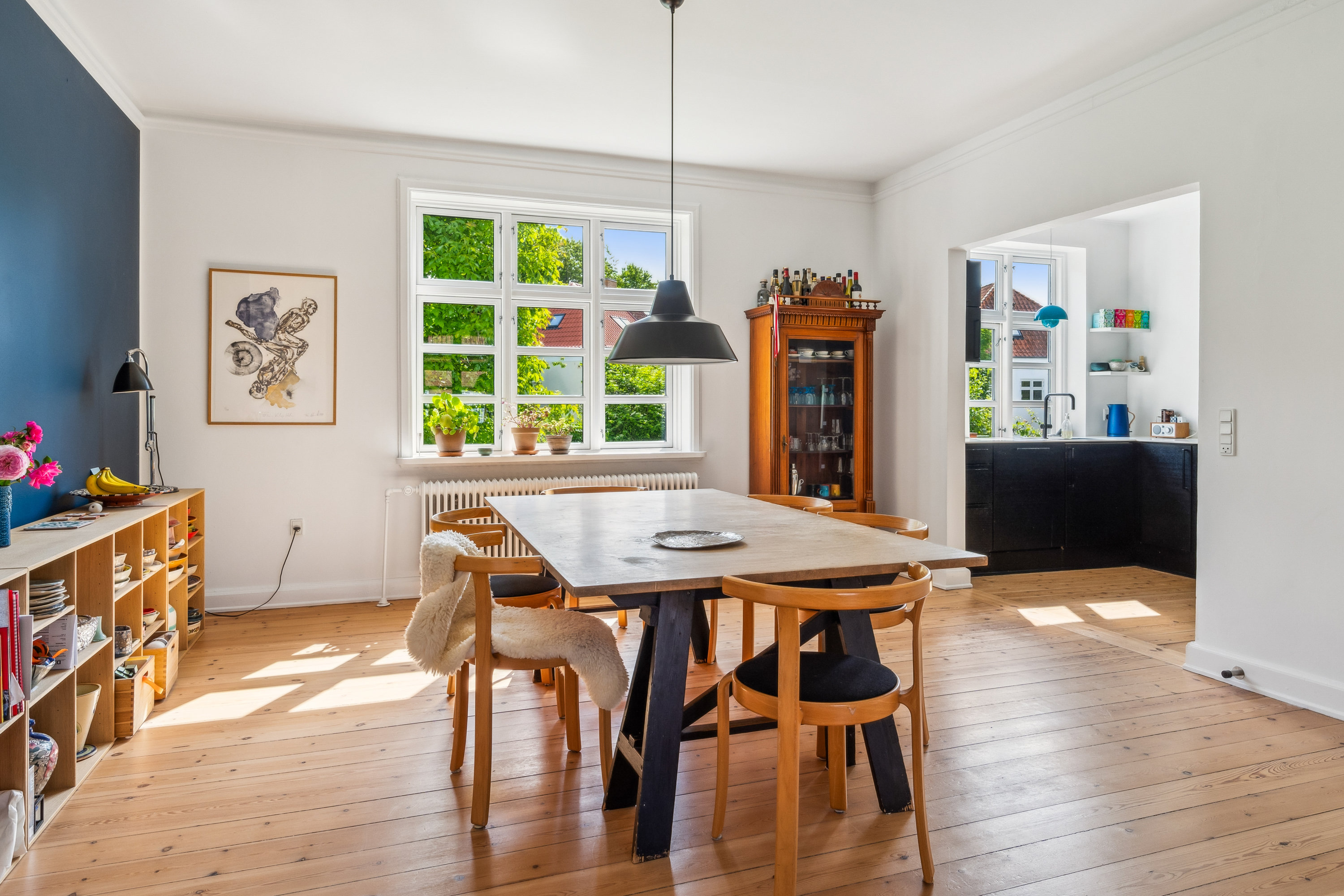 Fremhævet spisestue billede i fuldskærmstilstand. Billede af Chr. Richardts Vej 4, 8000 Aarhus C
