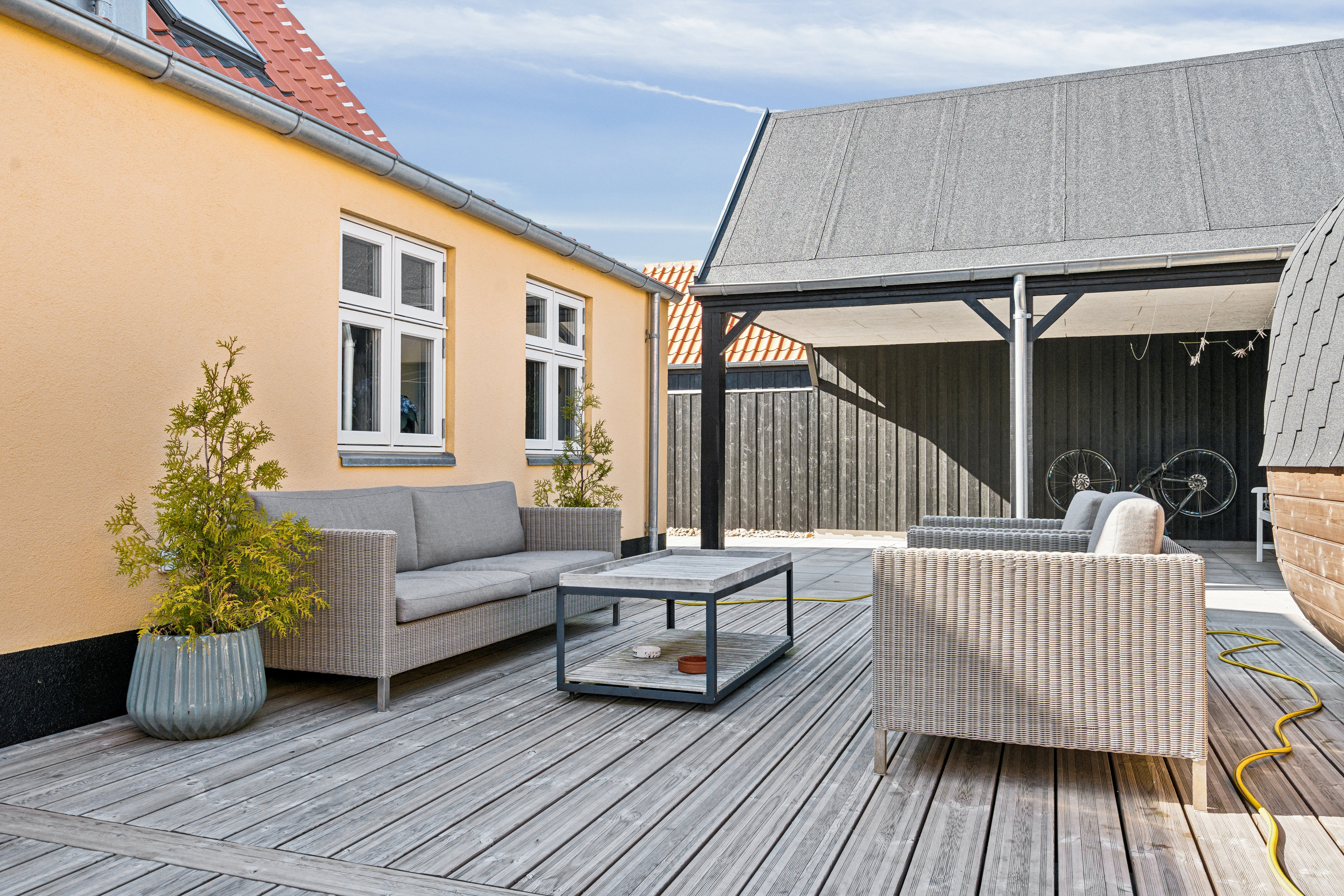 Fremhævet terrasse billede i fuldskærmstilstand. Billede af Lille Skagen 55, 9990 Skagen