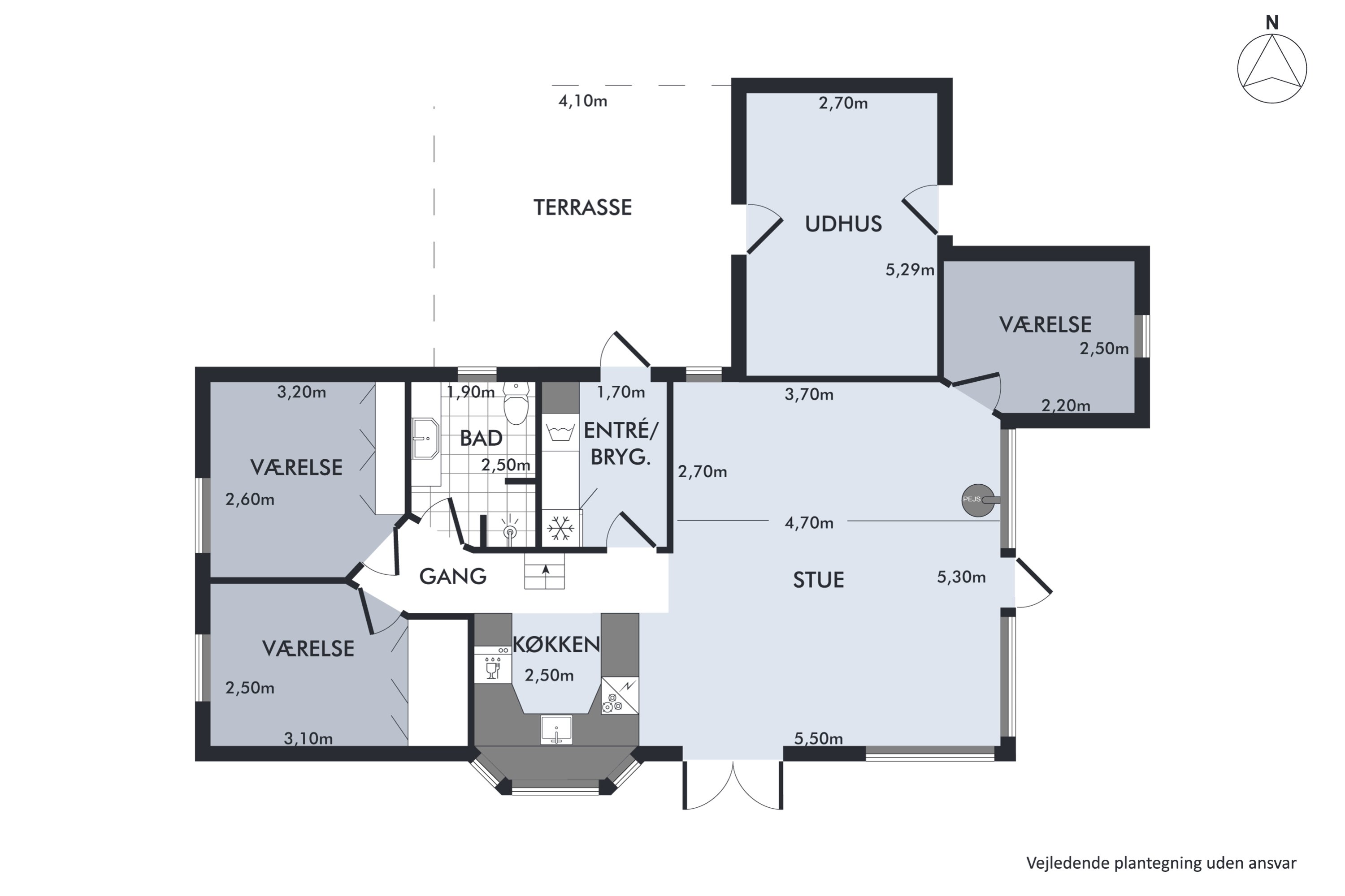Plantegninger billede af Perlevej 2, Bunken, 9982 Ålbæk