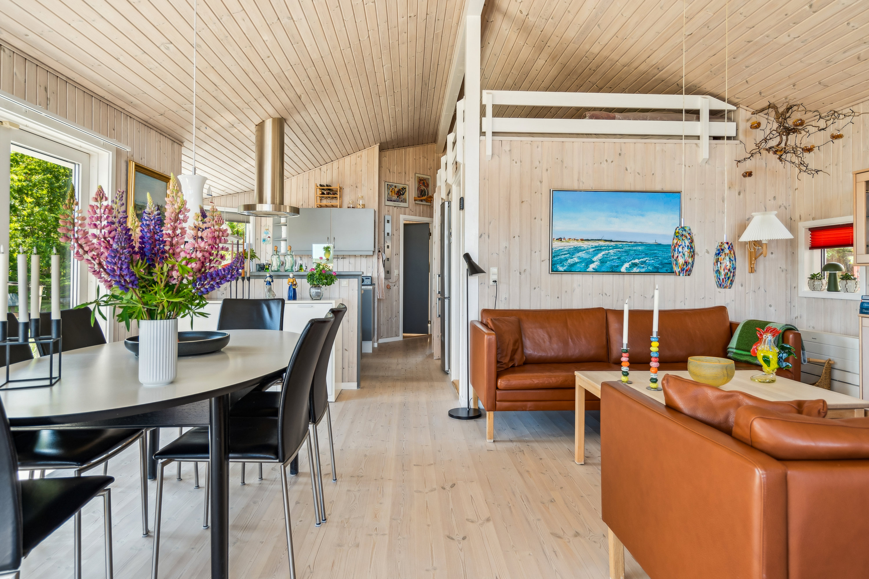 Fremhævet stue billede i fuldskærmstilstand. Billede af Perlevej 2, Bunken, 9982 Ålbæk