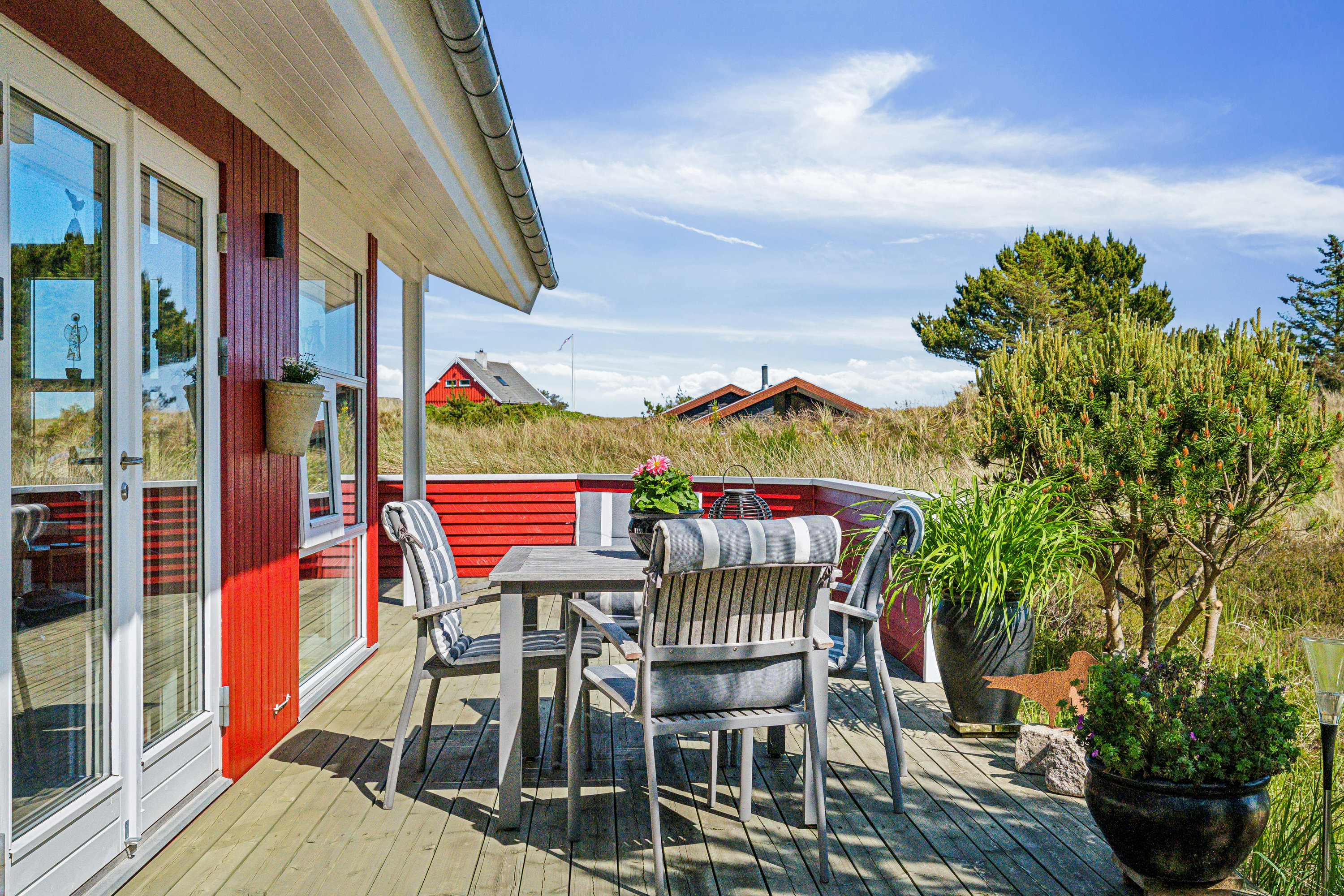 Fremhævet terrasse billede i fuldskærmstilstand. Billede af Perlevej 2, Bunken, 9982 Ålbæk