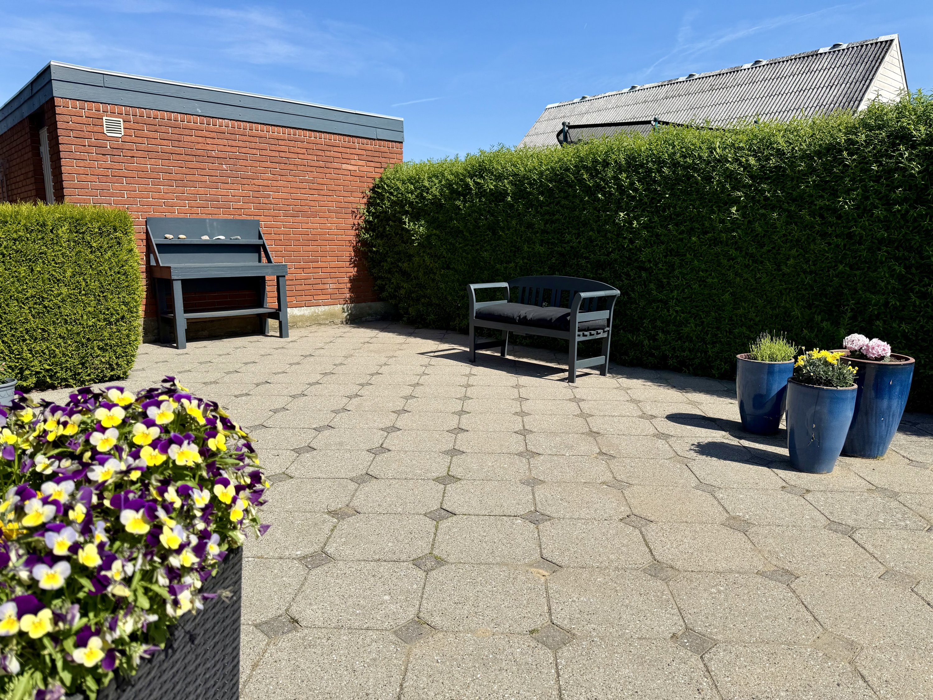 Fremhævet terrasse billede i fuldskærmstilstand. Billede af Tranekær 48, Vester Hassing, 9310 Vodskov