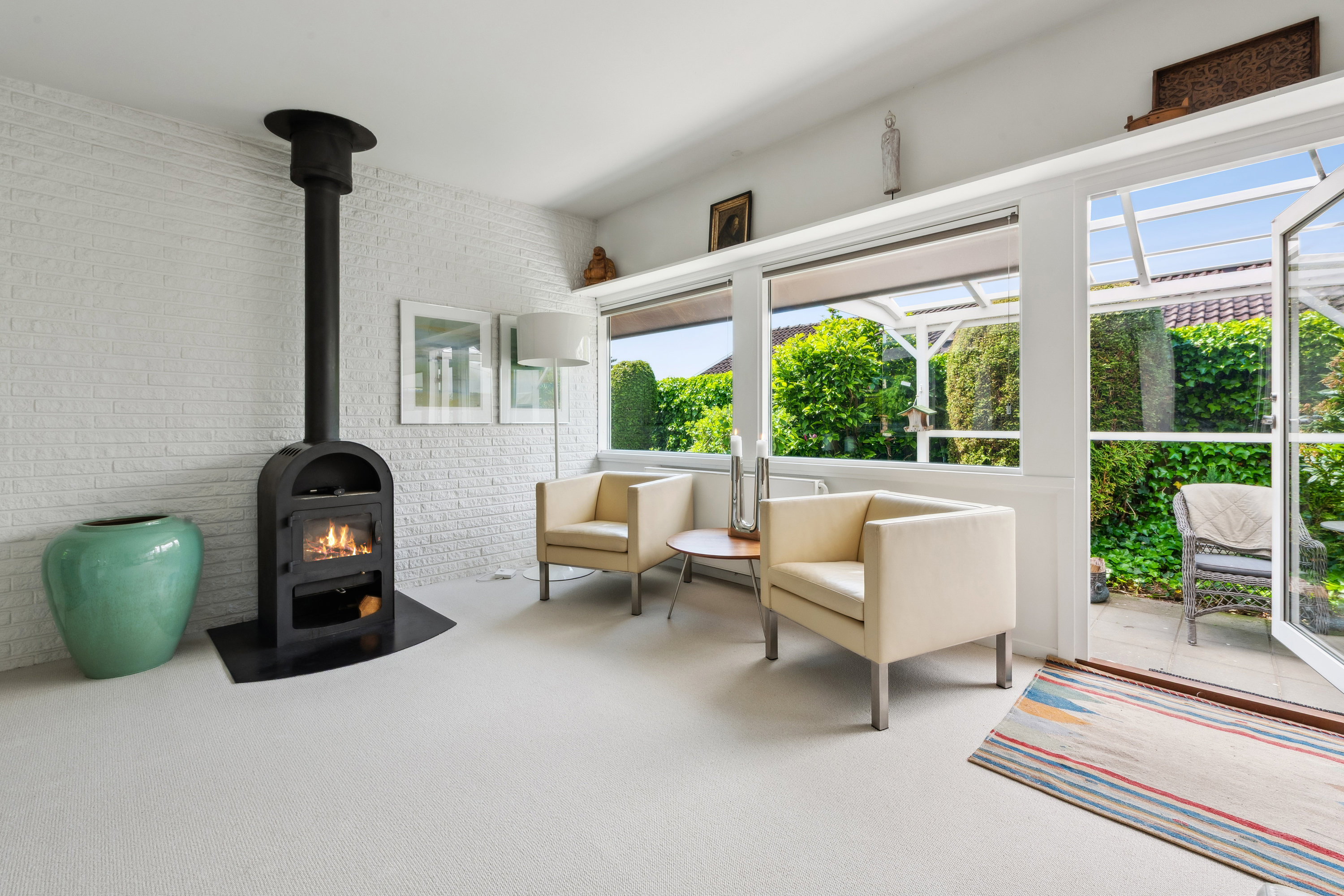 Fremhævet stue billede i fuldskærmstilstand. Billede af Vogtervej 4, 3060 Espergærde