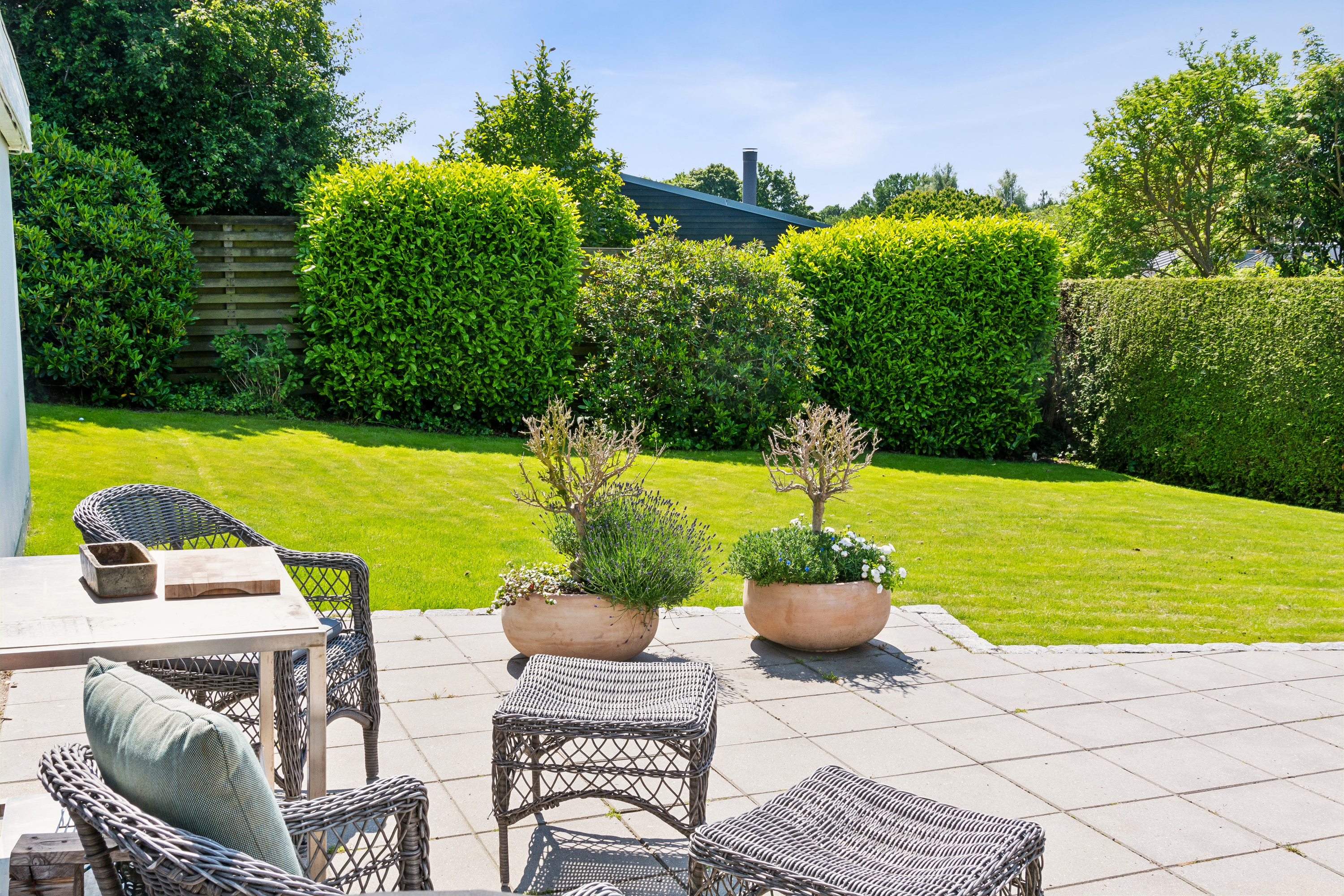 Fremhævet terrasse billede i fuldskærmstilstand. Billede af Vogtervej 4, 3060 Espergærde