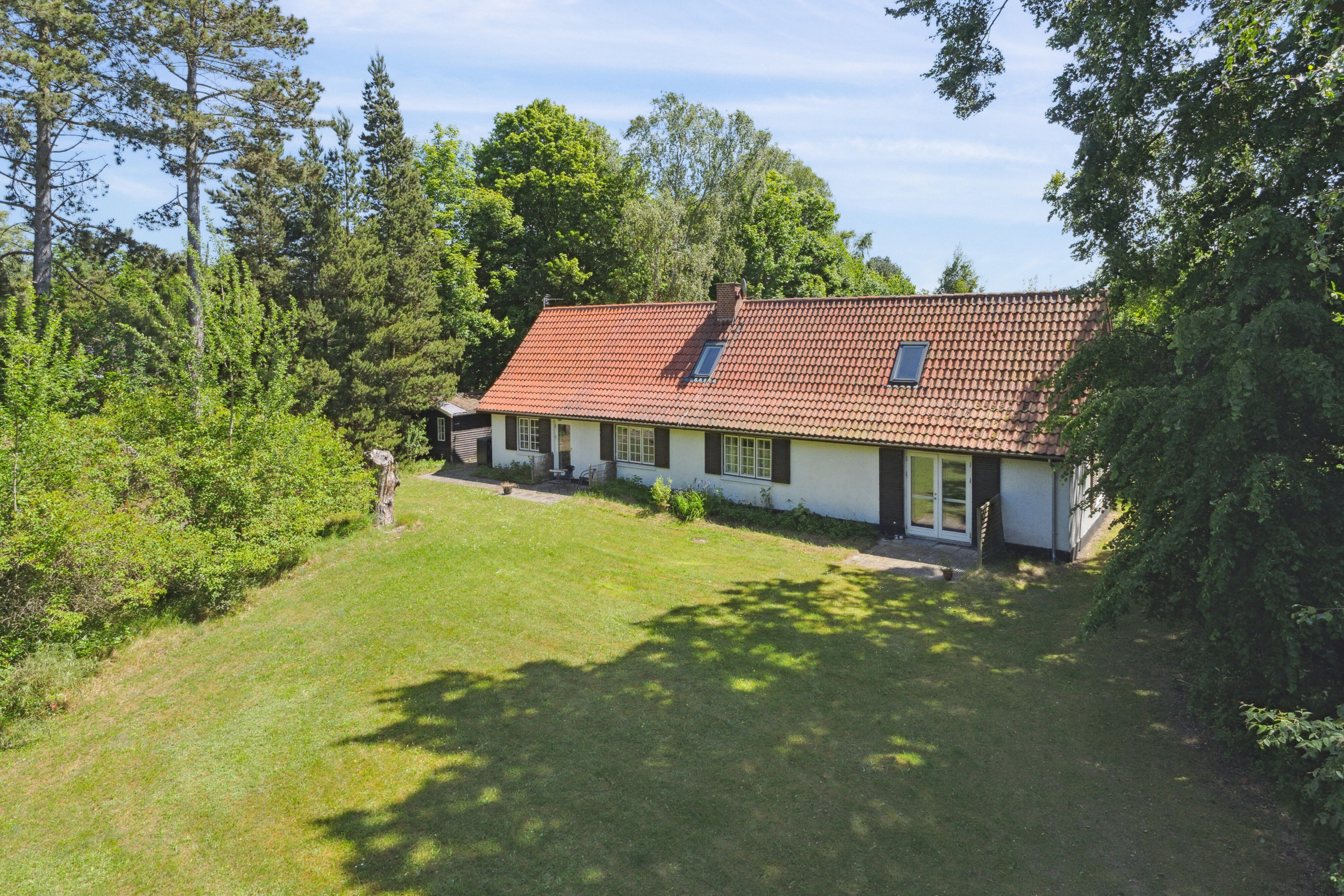 Miniaturebillede 1: set fra haven. Billede af Vej 11 3, Jyderup Lyng, 4560 Vig