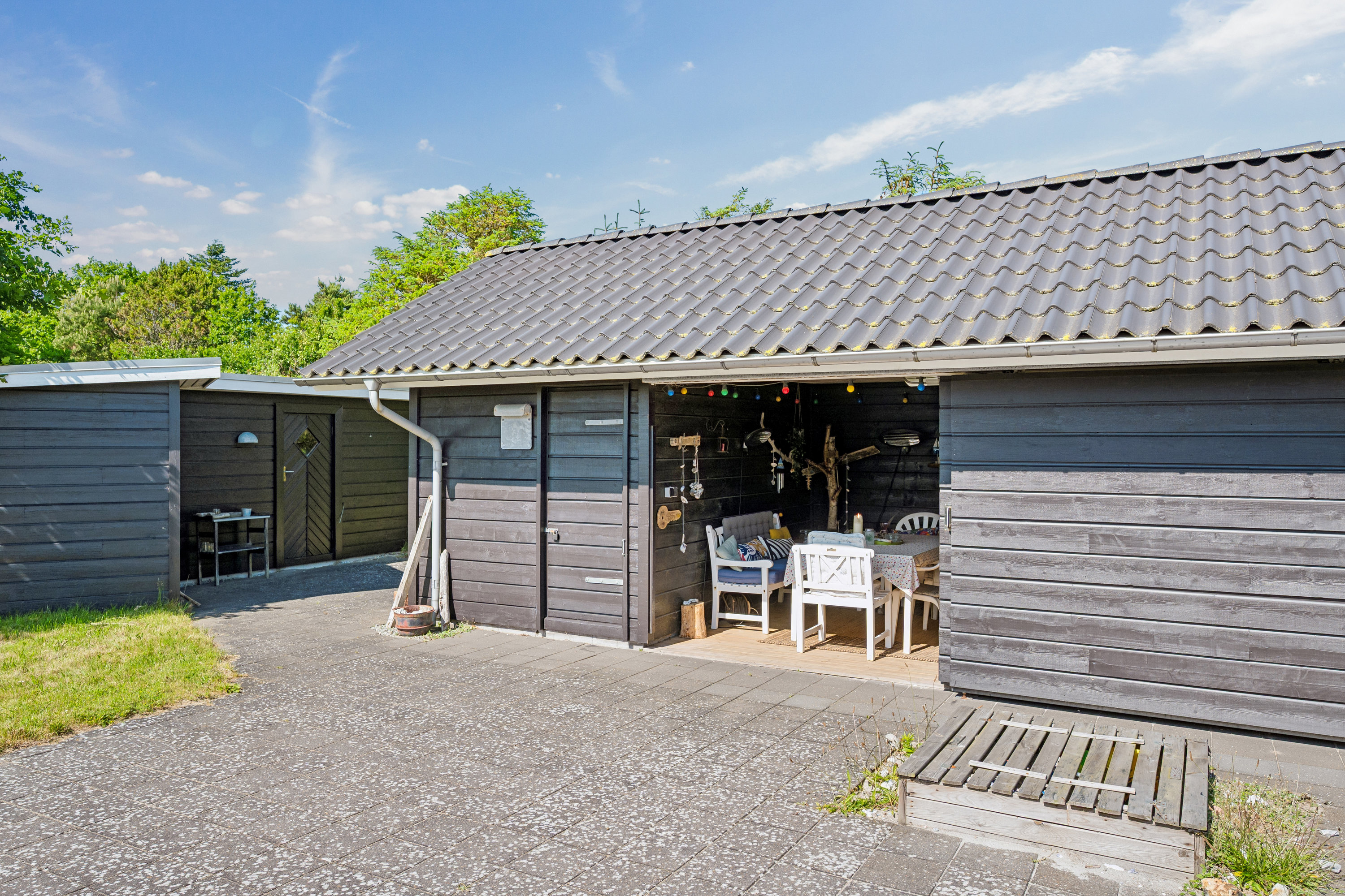 Fremhævet ejendom 1 billede i fuldskærmstilstand. Billede af Fyrrevej 23, Skødshoved Strand, 8420 Knebel