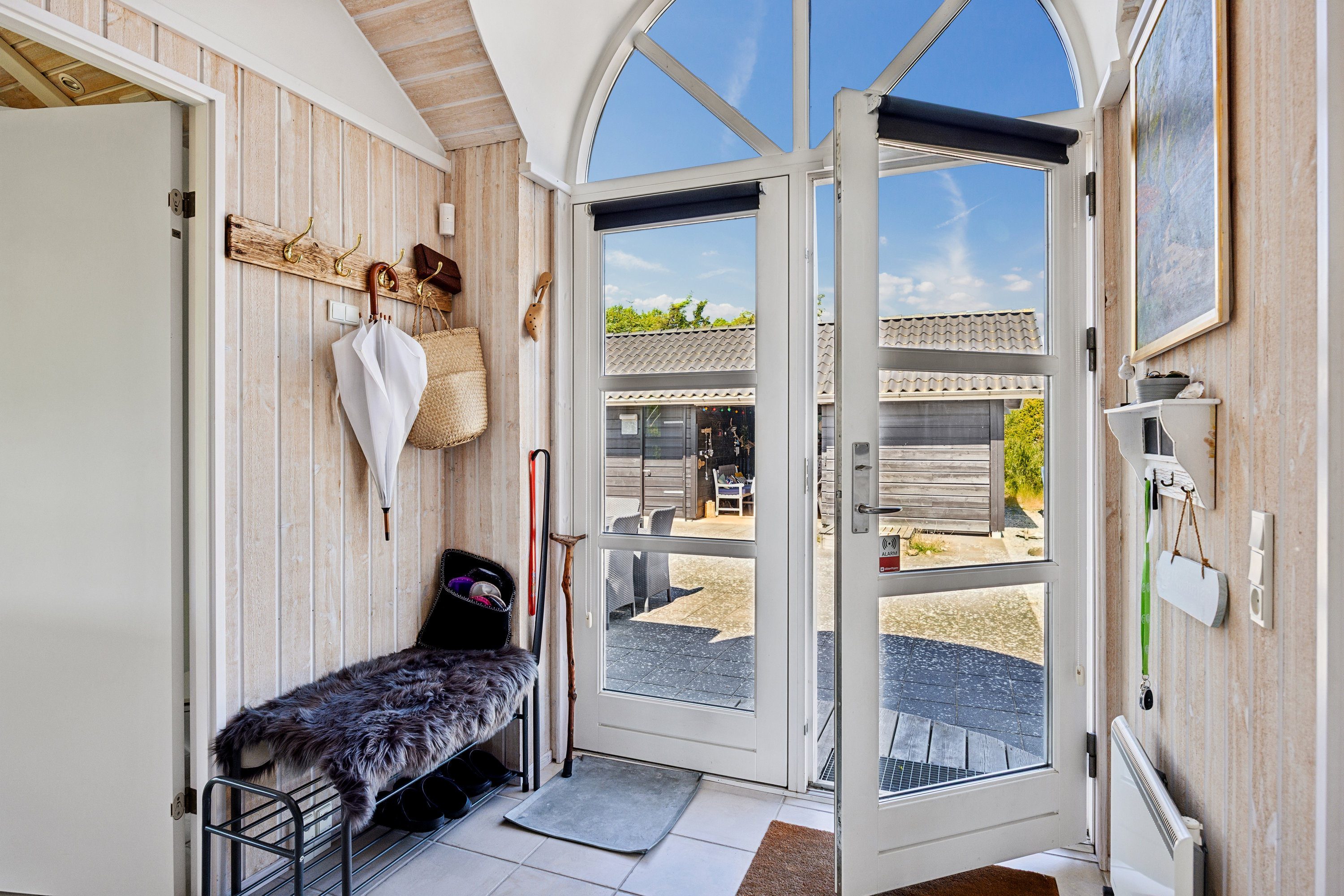 Fremhævet altan billede i fuldskærmstilstand. Billede af Fyrrevej 23, Skødshoved Strand, 8420 Knebel