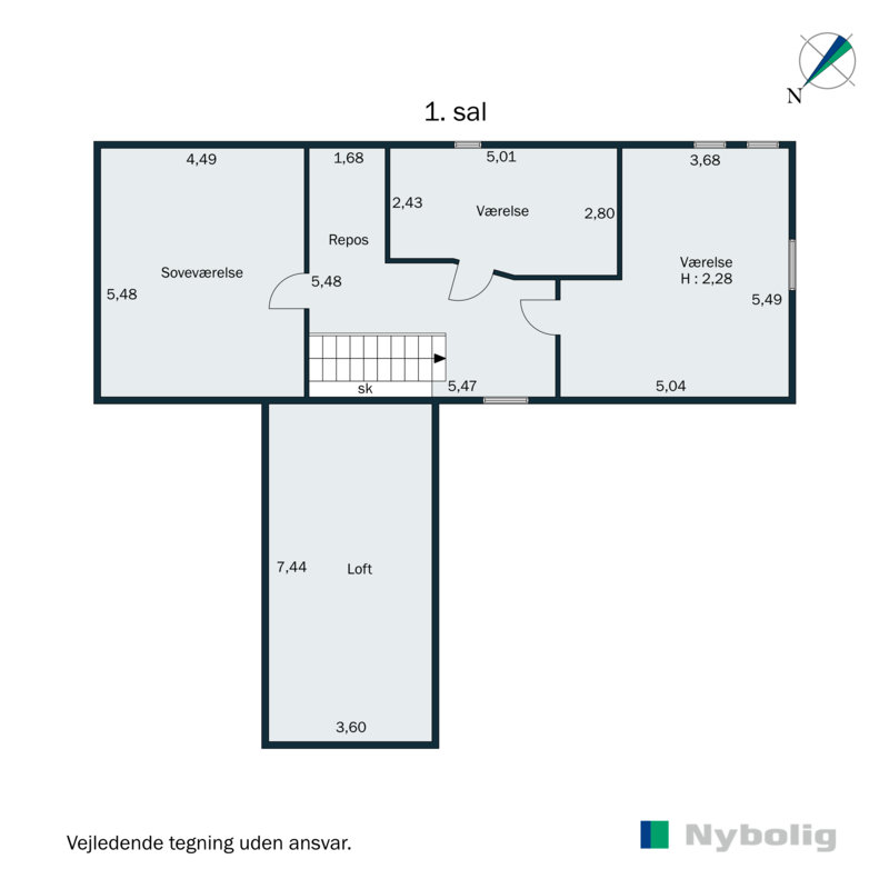Plantegninger billede af Søbyvej 61, Søby, 8300 Odder