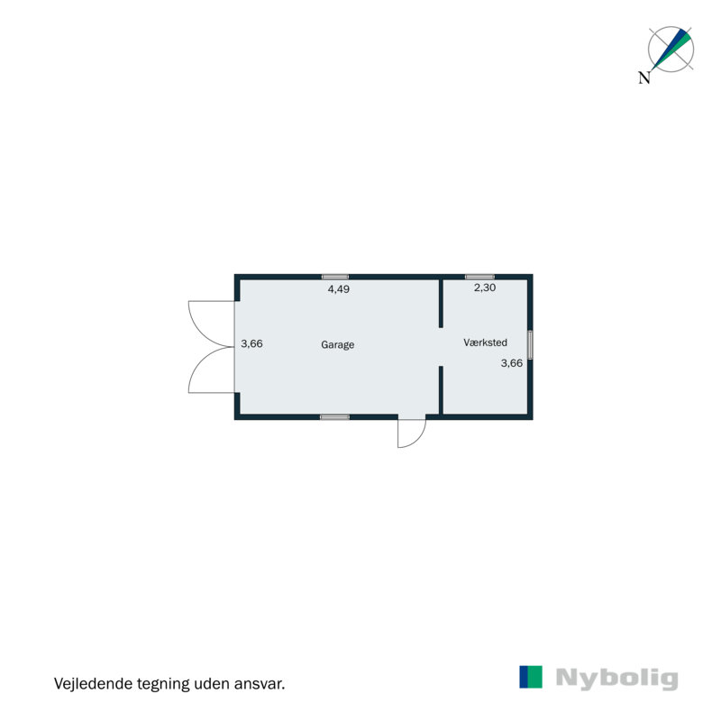Plantegninger billede af Søbyvej 61, Søby, 8300 Odder