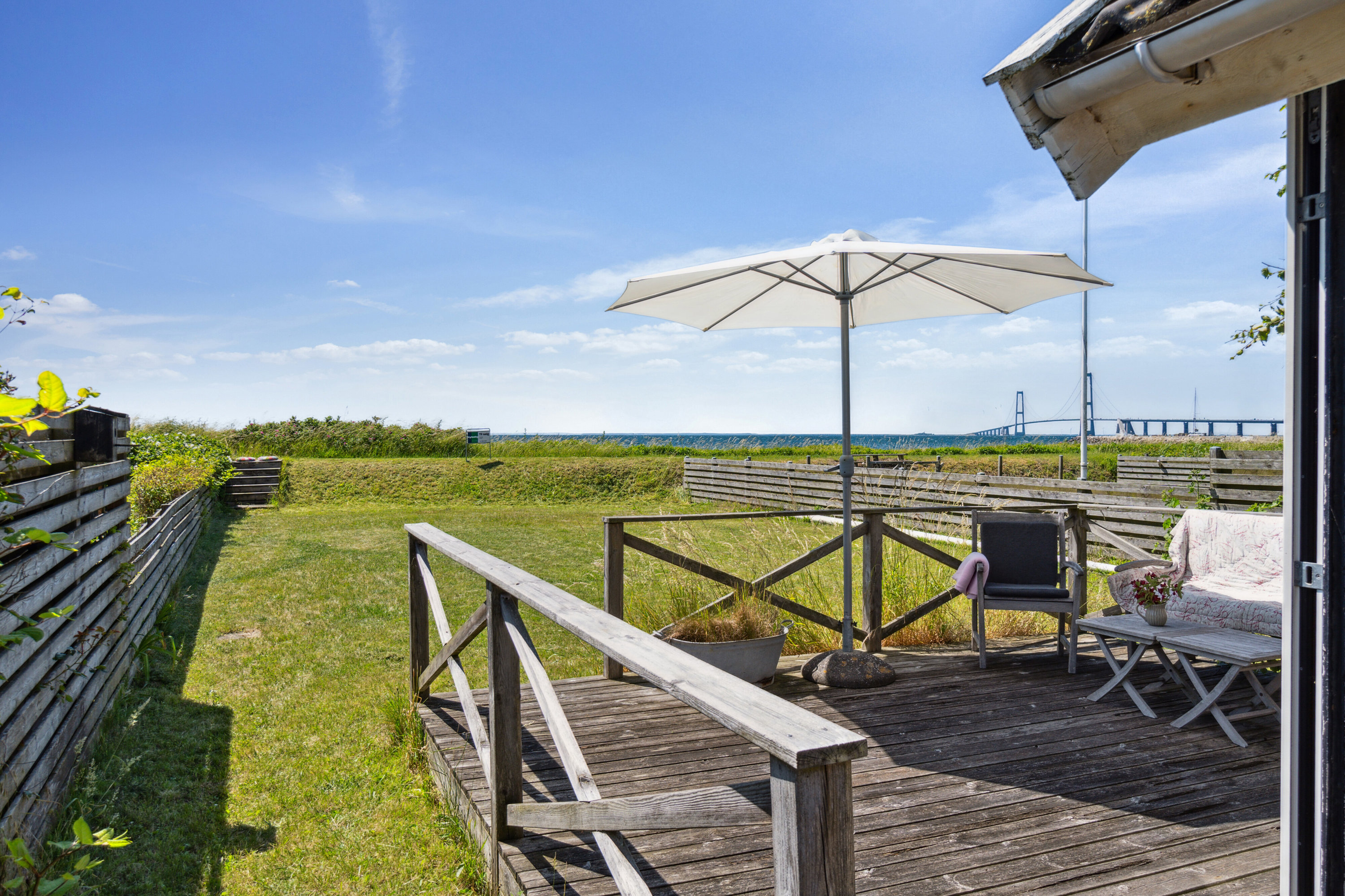 Fremhævet terrasse billede i fuldskærmstilstand. Billede af Granskoven 17, 4220 Korsør