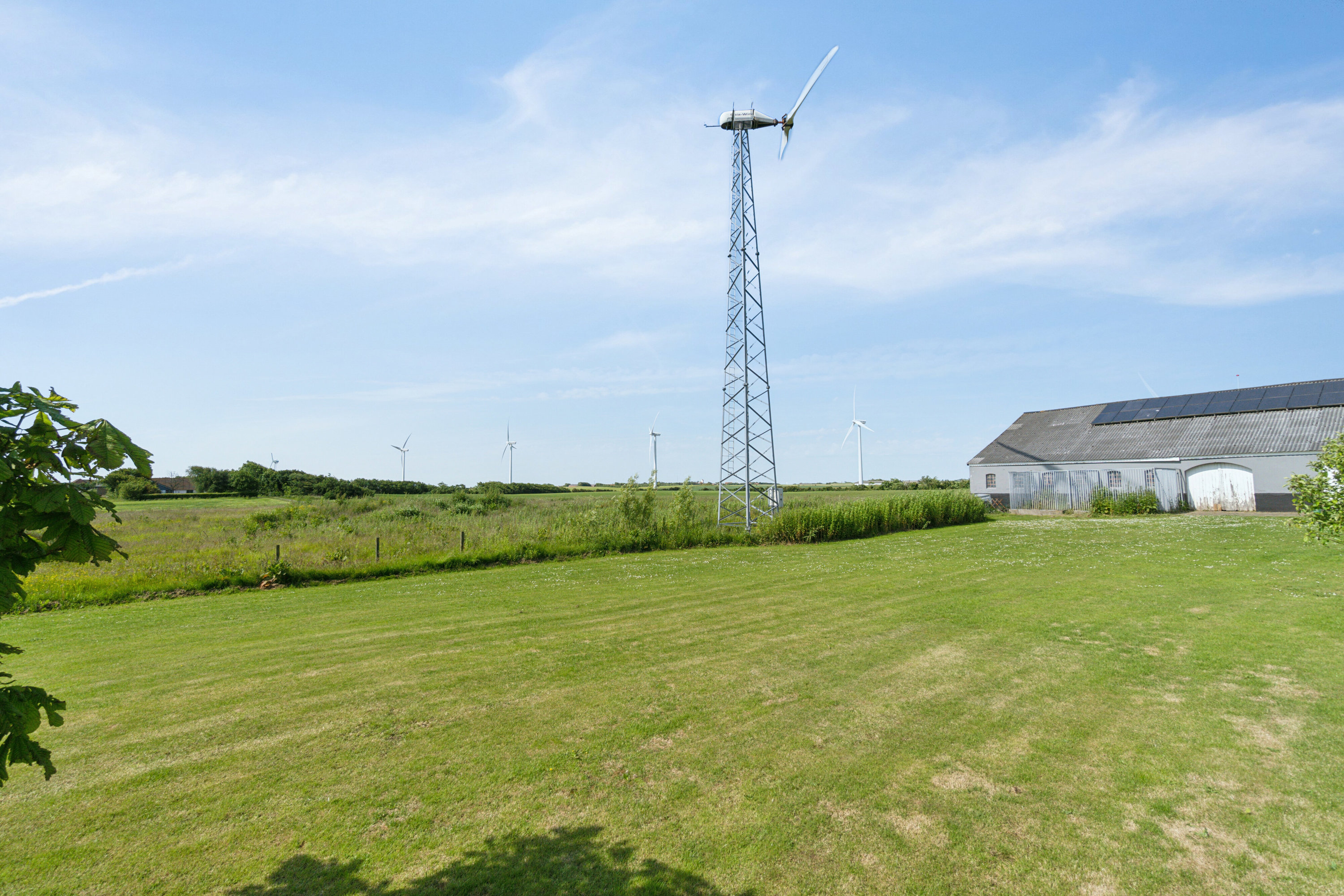 Fremhævet set fra haven billede i fuldskærmstilstand. Billede af Flarupvej 5, 7760 Hurup Thy