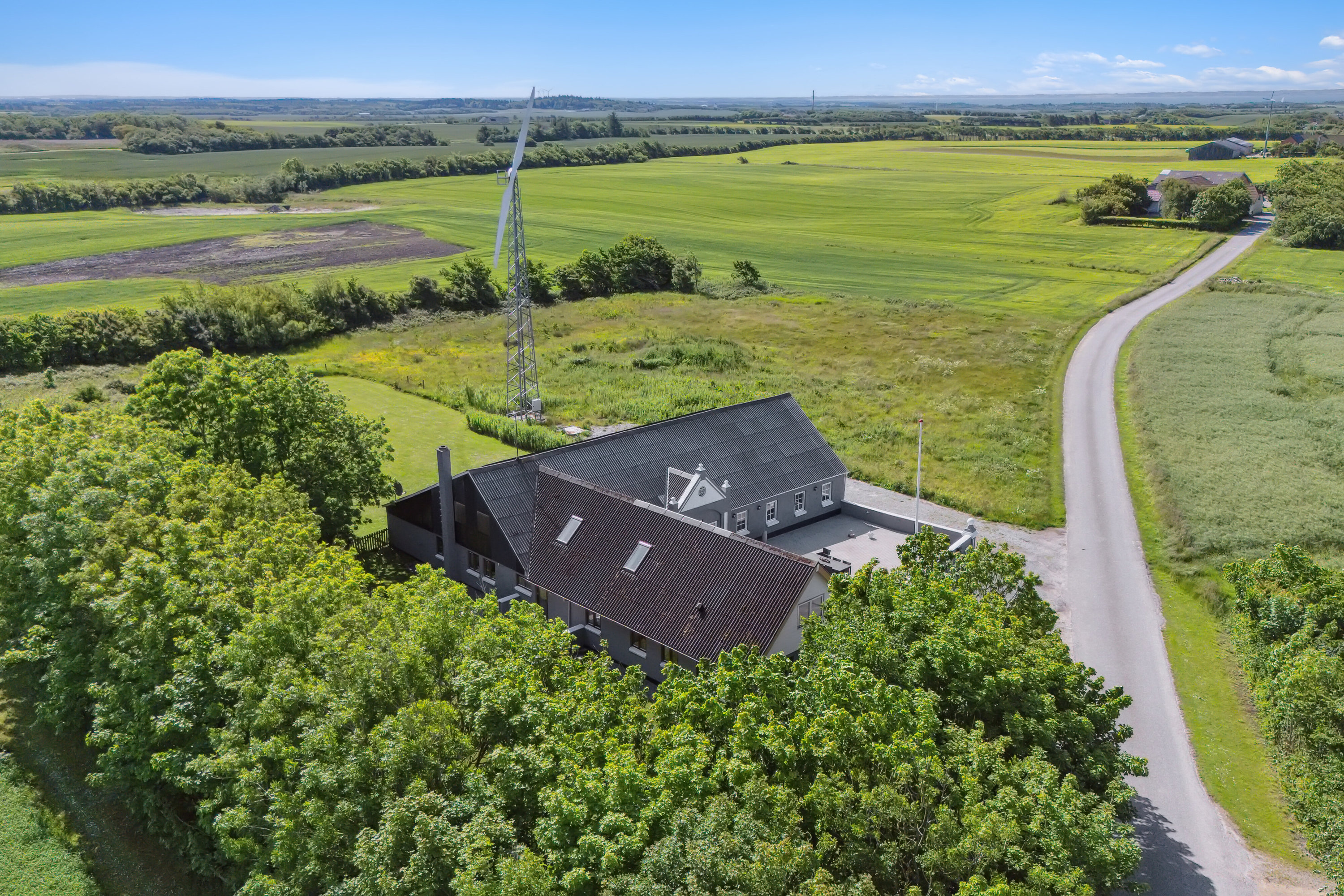 Miniaturebillede 1: luftfoto. Billede af Flarupvej 5, 7760 Hurup Thy