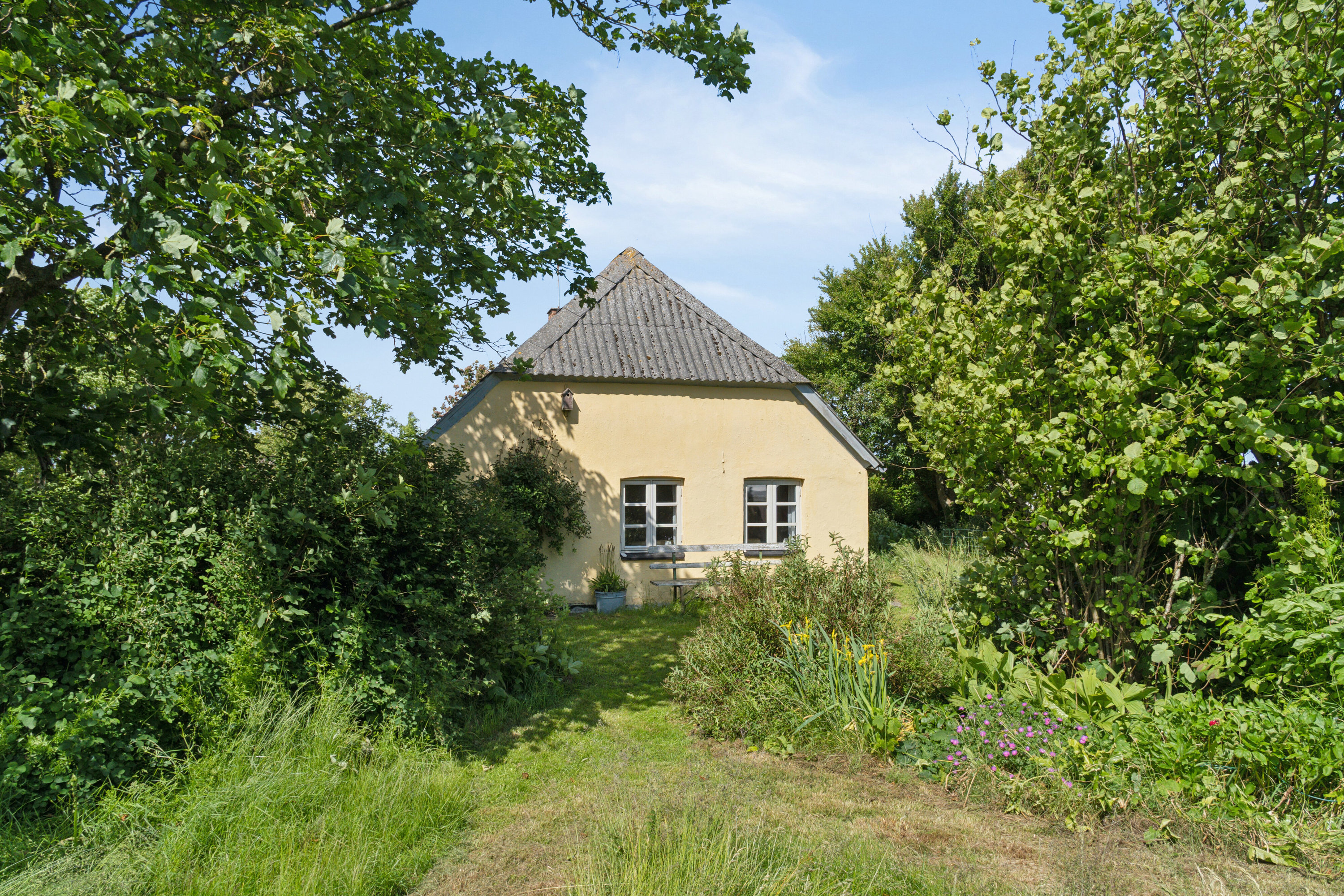 Fremhævet set fra haven billede i fuldskærmstilstand. Billede af Aggervej 3, 7770 Vestervig