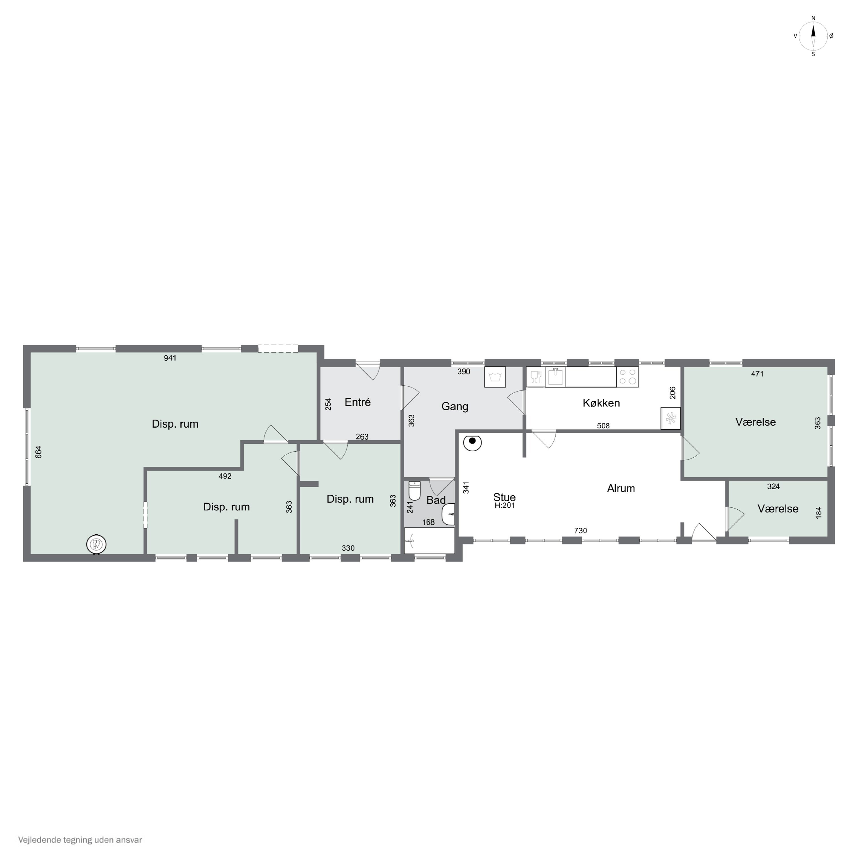 Plantegninger billede af Aggervej 3, 7770 Vestervig