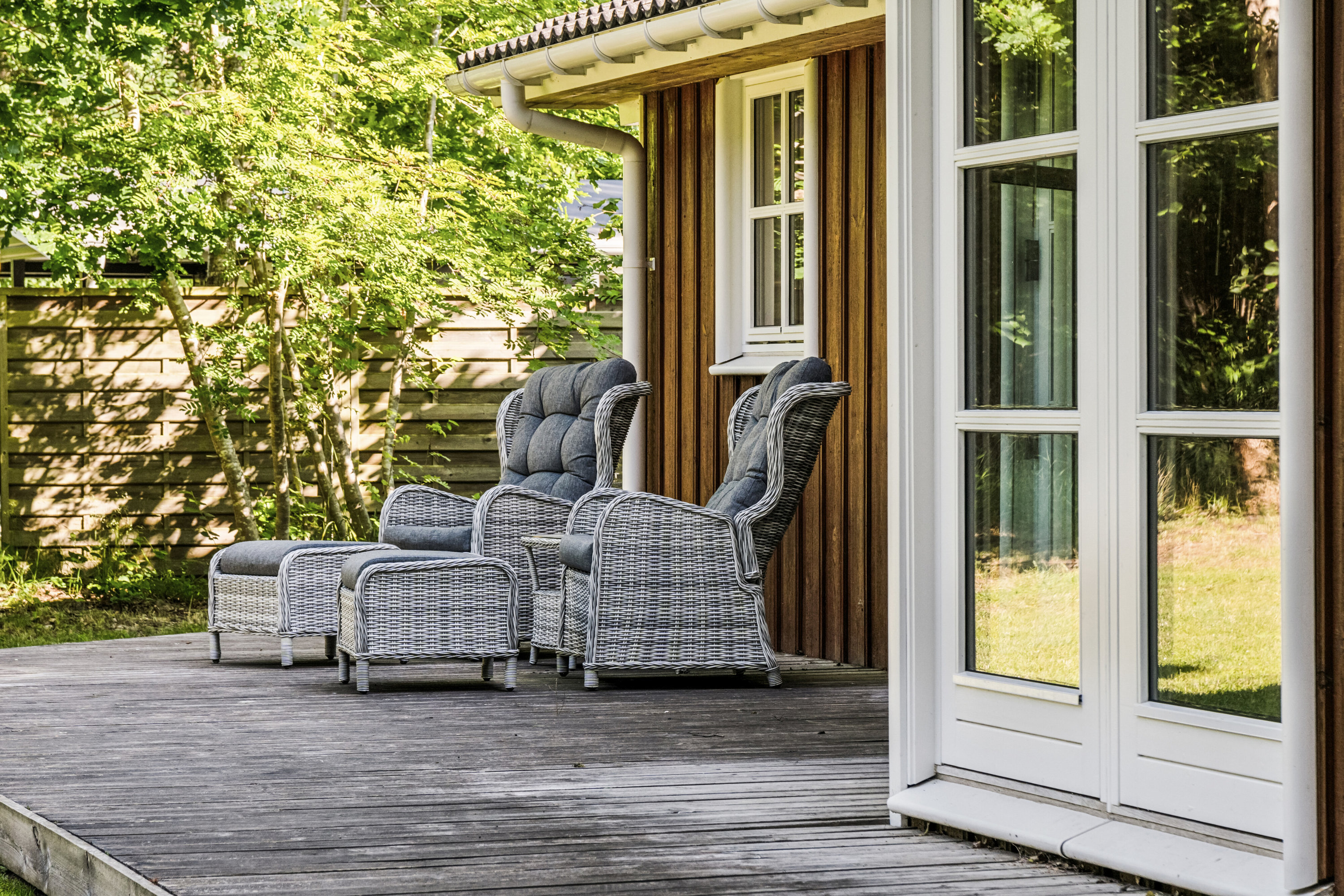 Fremhævet terrasse billede i fuldskærmstilstand. Billede af Skovgyden 3, Gudmindrup Lyng, 4573 Højby