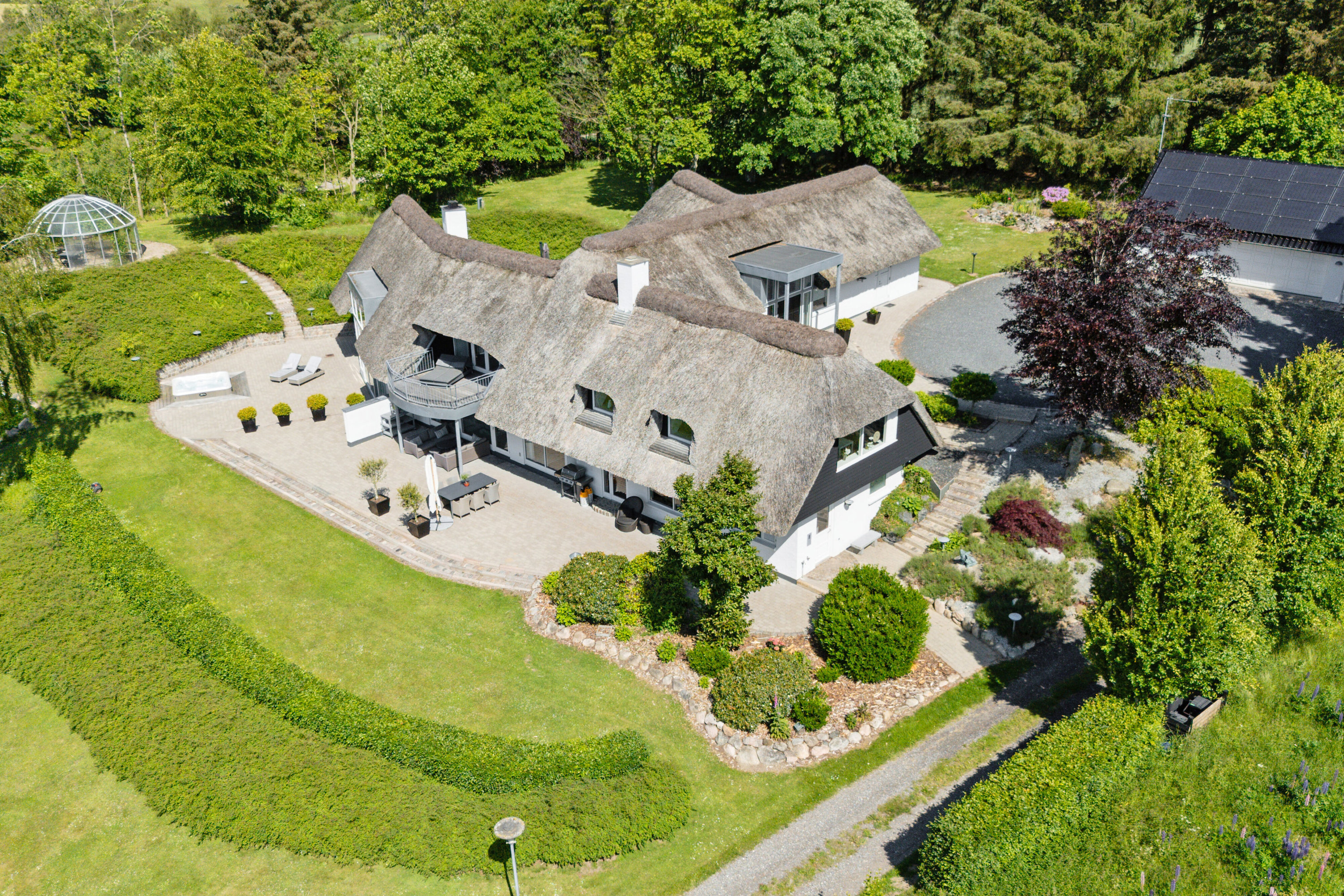 Miniaturebillede 1: luftfoto. Billede af Teglværksvej 60, Mygdal, 9800 Hjørring