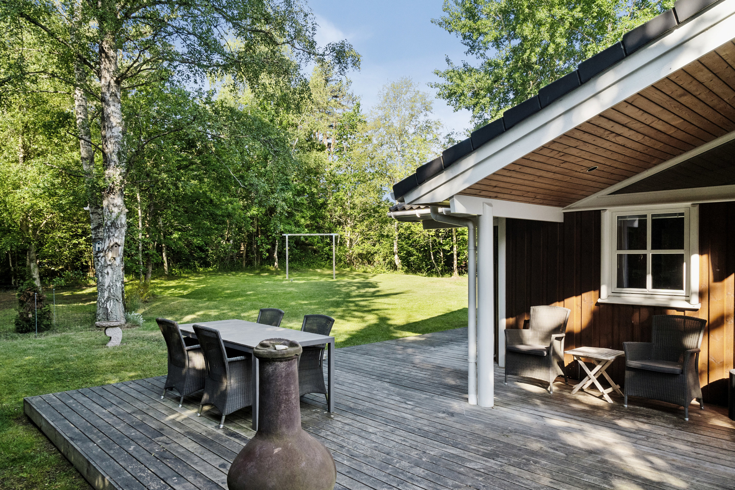 Fremhævet terrasse billede i fuldskærmstilstand. Billede af Skovgyden 3, Gudmindrup Lyng, 4573 Højby