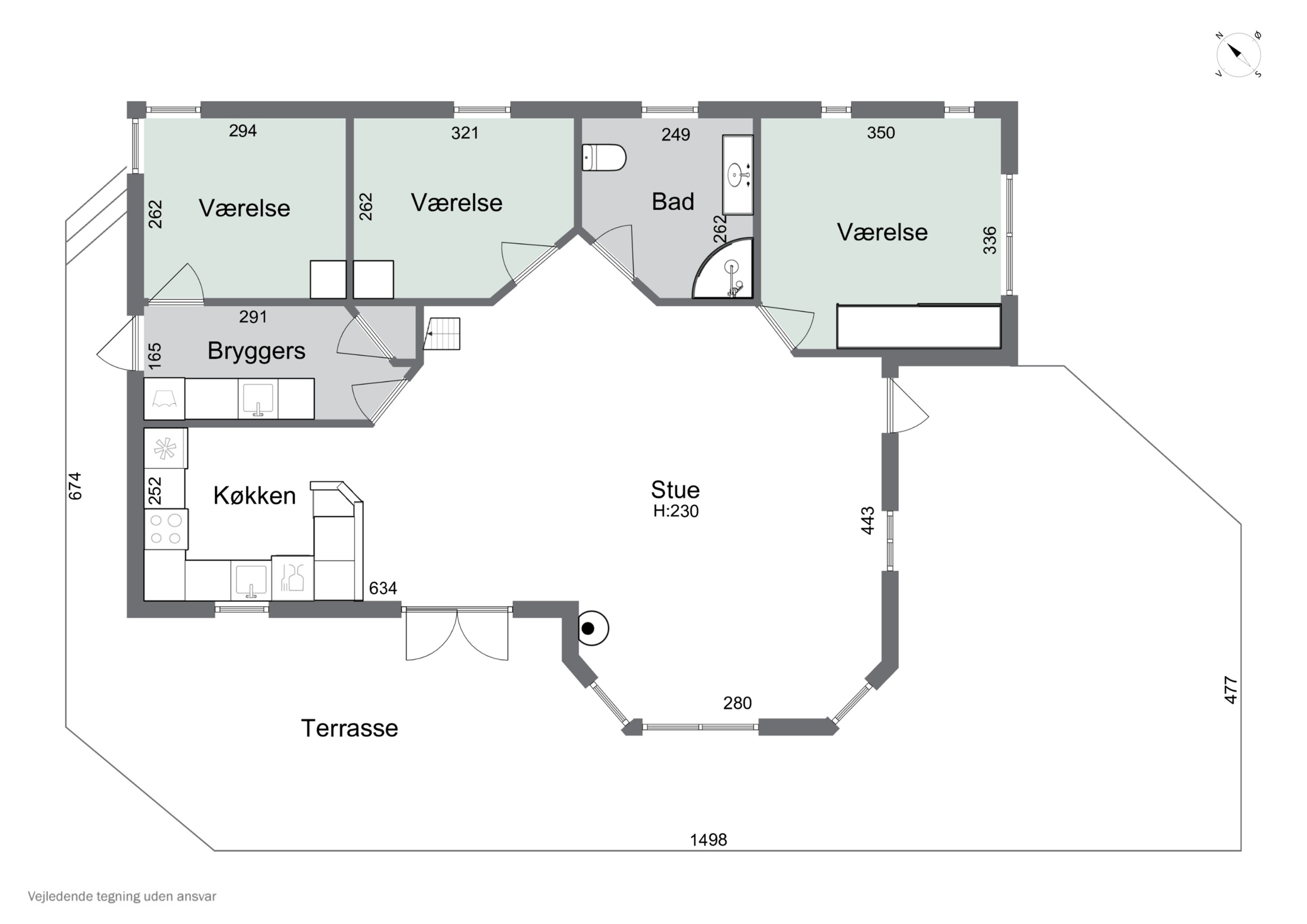 Plantegninger billede af Skovgyden 3, Gudmindrup Lyng, 4573 Højby