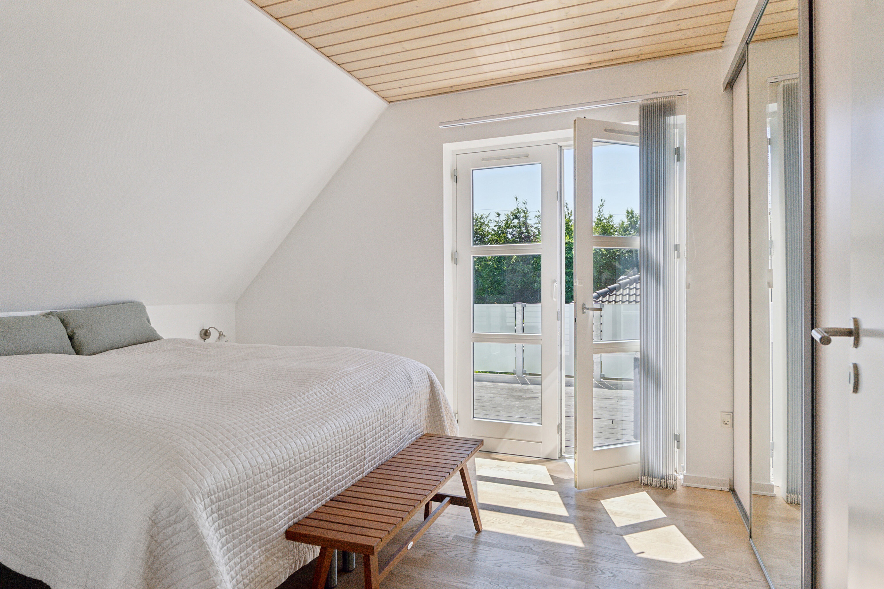 Fremhævet soveværelse billede i fuldskærmstilstand. Billede af Militærsvinget 16, 4700 Næstved