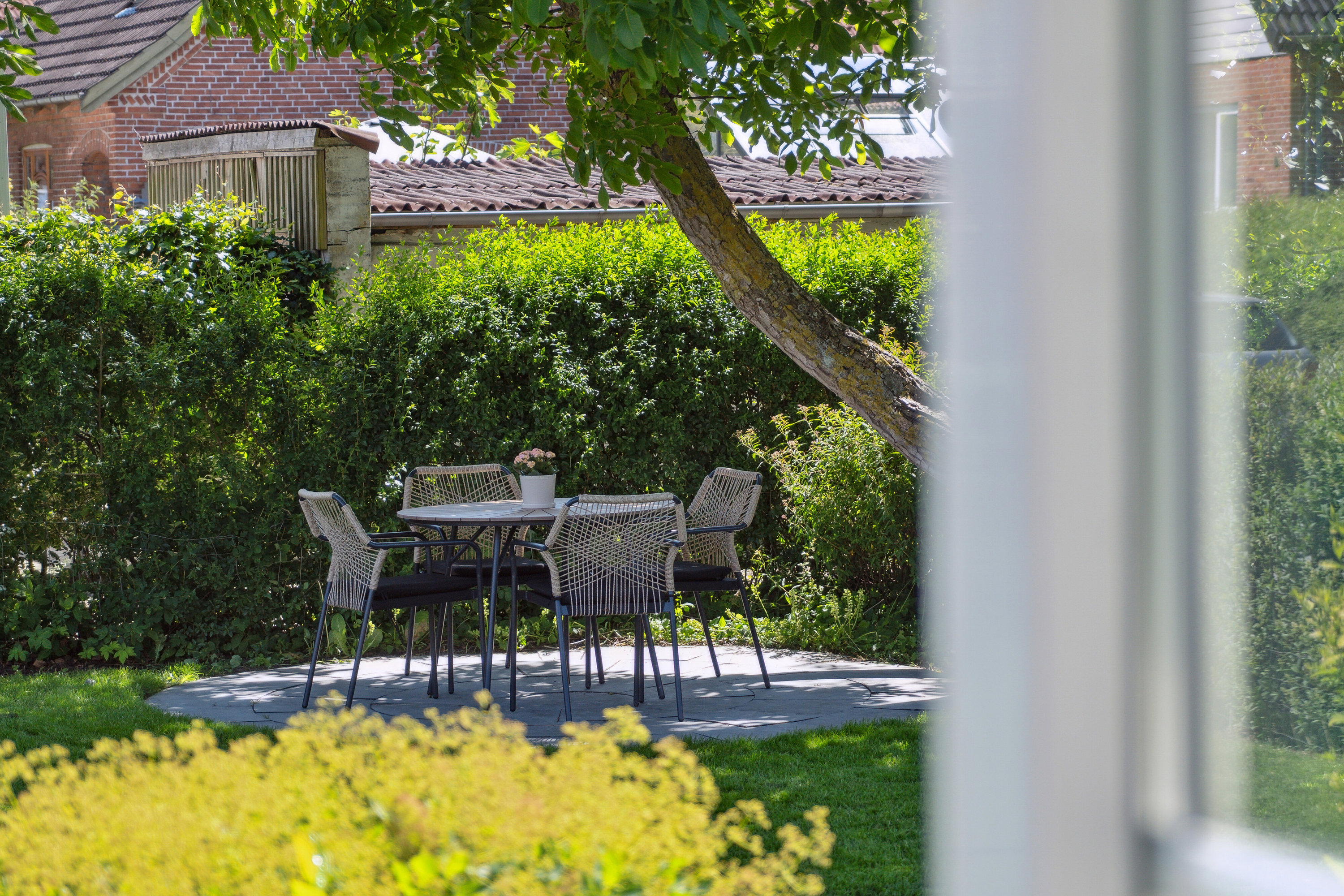 Fremhævet terrasse billede i fuldskærmstilstand. Billede af Møllebakken 7, 4200 Slagelse