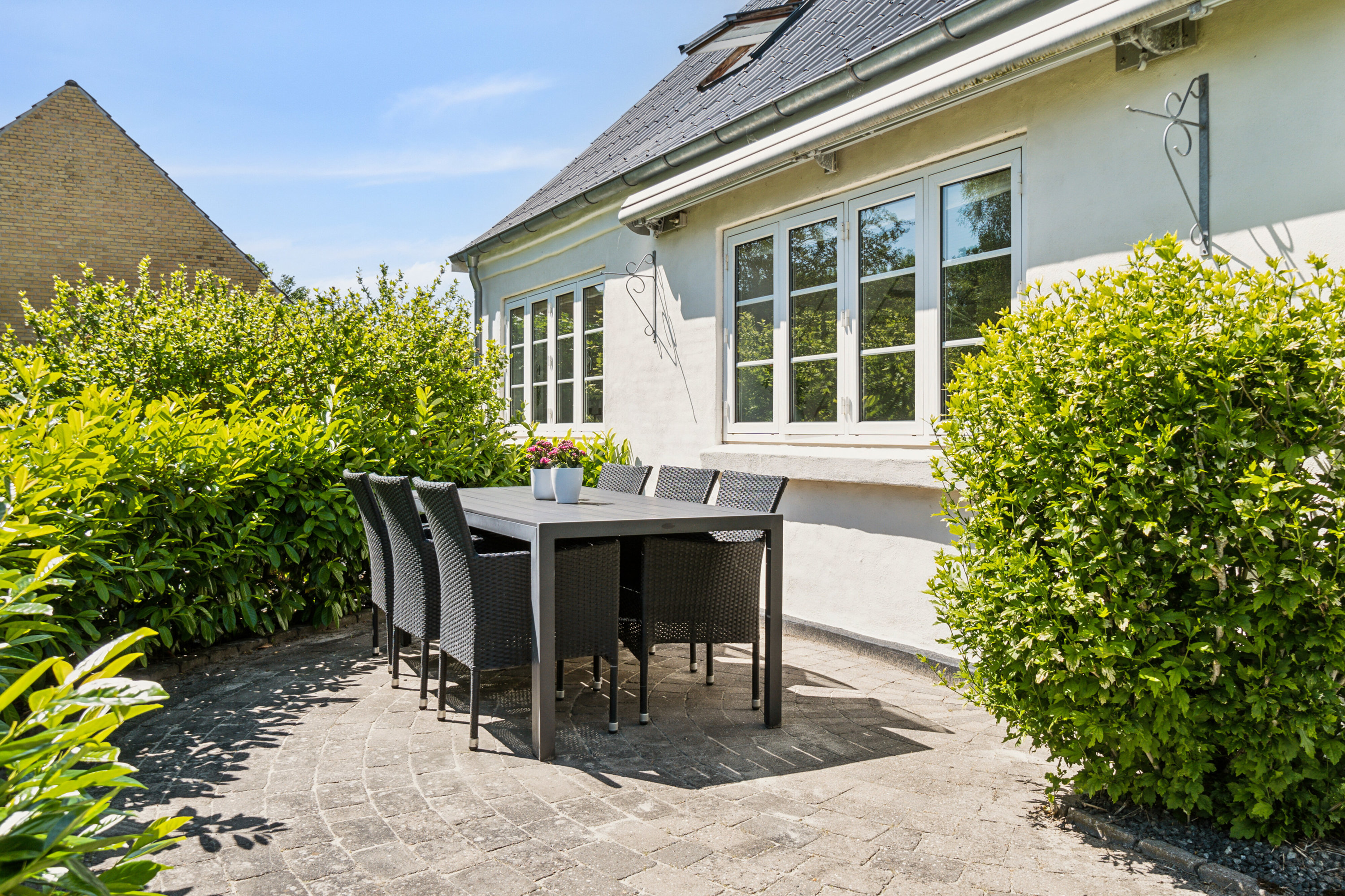 Fremhævet terrasse billede i fuldskærmstilstand. Billede af Møllebakken 7, 4200 Slagelse