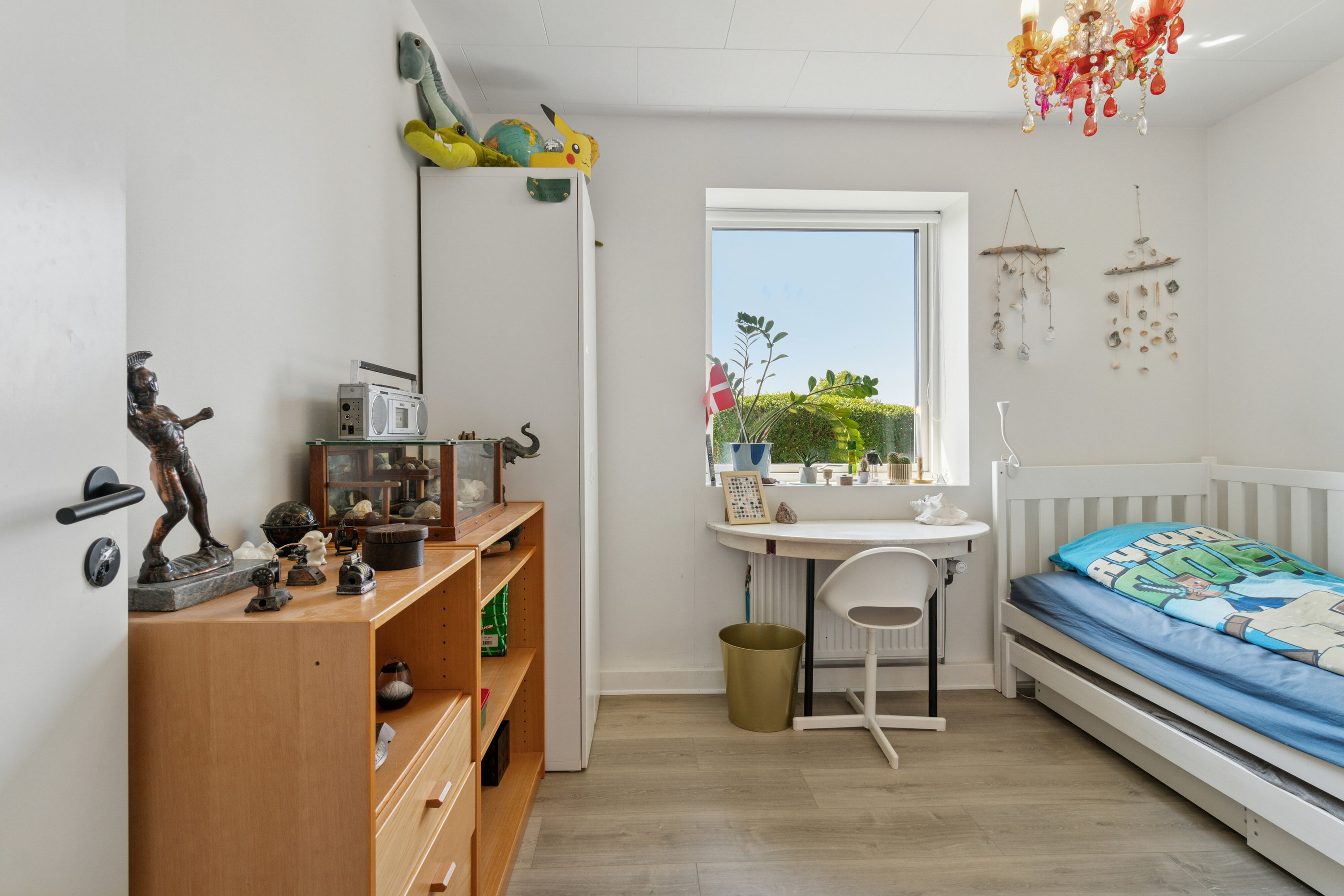 Fremhævet soveværelse billede i fuldskærmstilstand. Billede af Møllealle 7, Nyker, 3700 Rønne