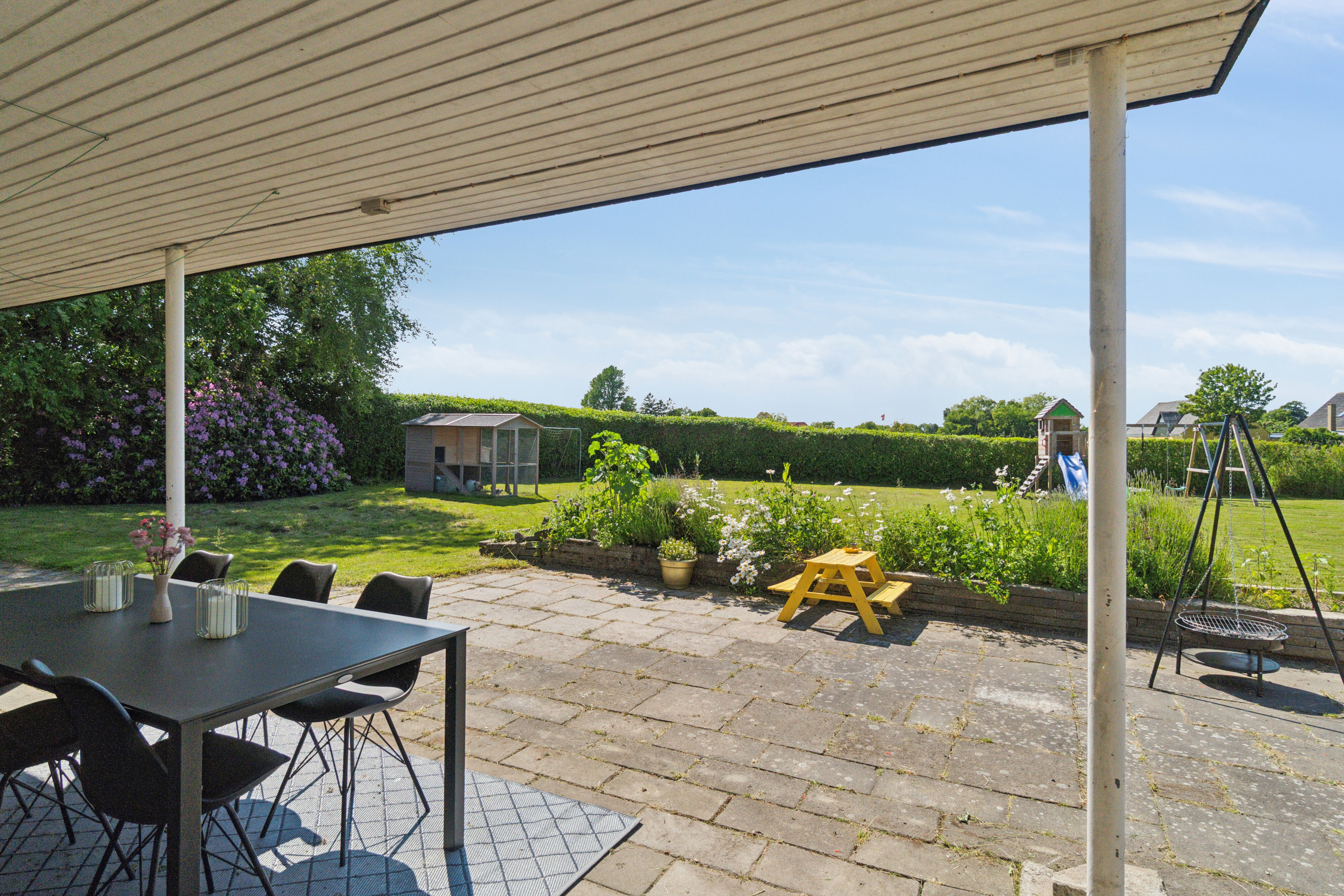 Fremhævet terrasse billede i fuldskærmstilstand. Billede af Møllealle 7, Nyker, 3700 Rønne