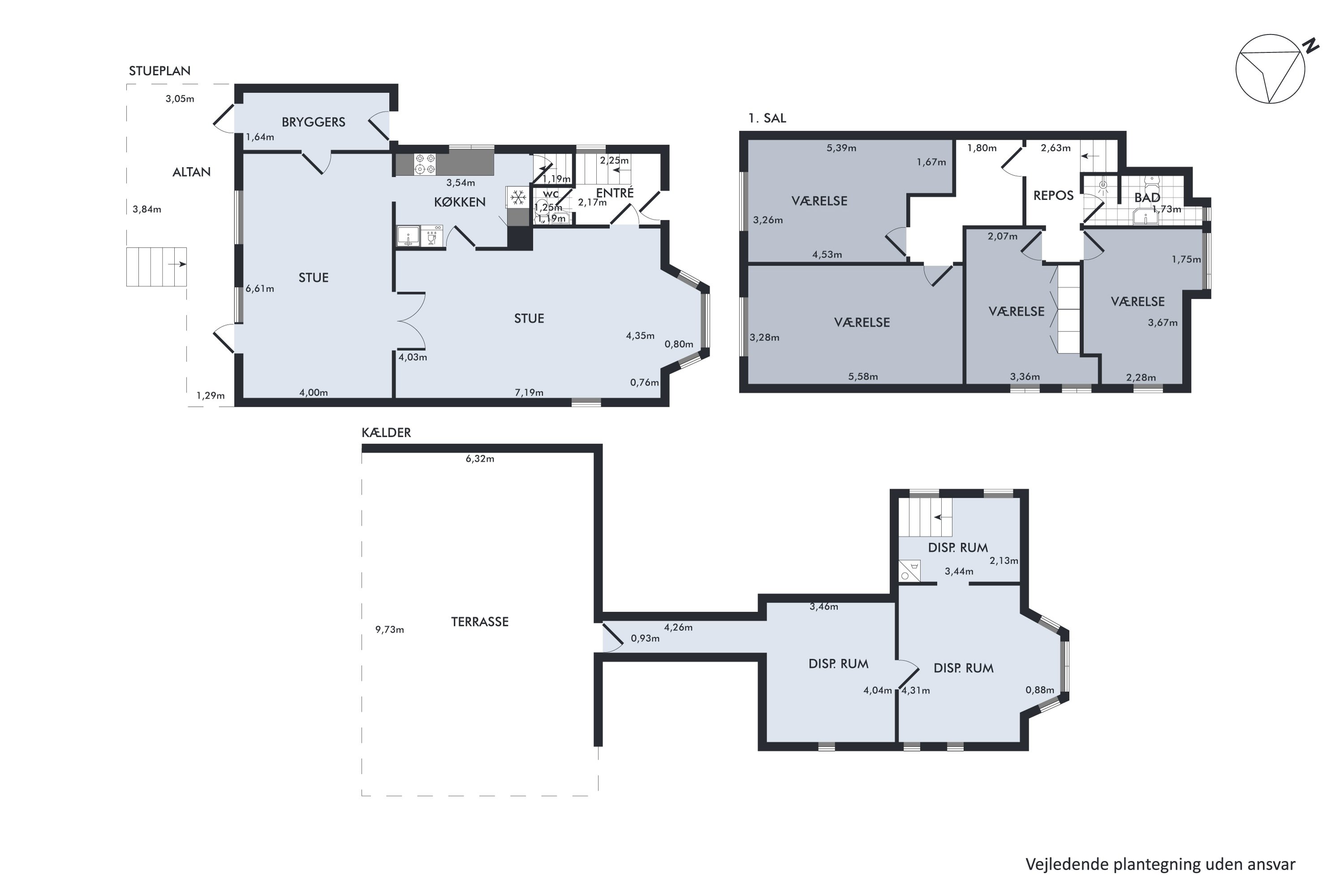Plantegninger billede af Refshammervej 12, 7900 Nykøbing M