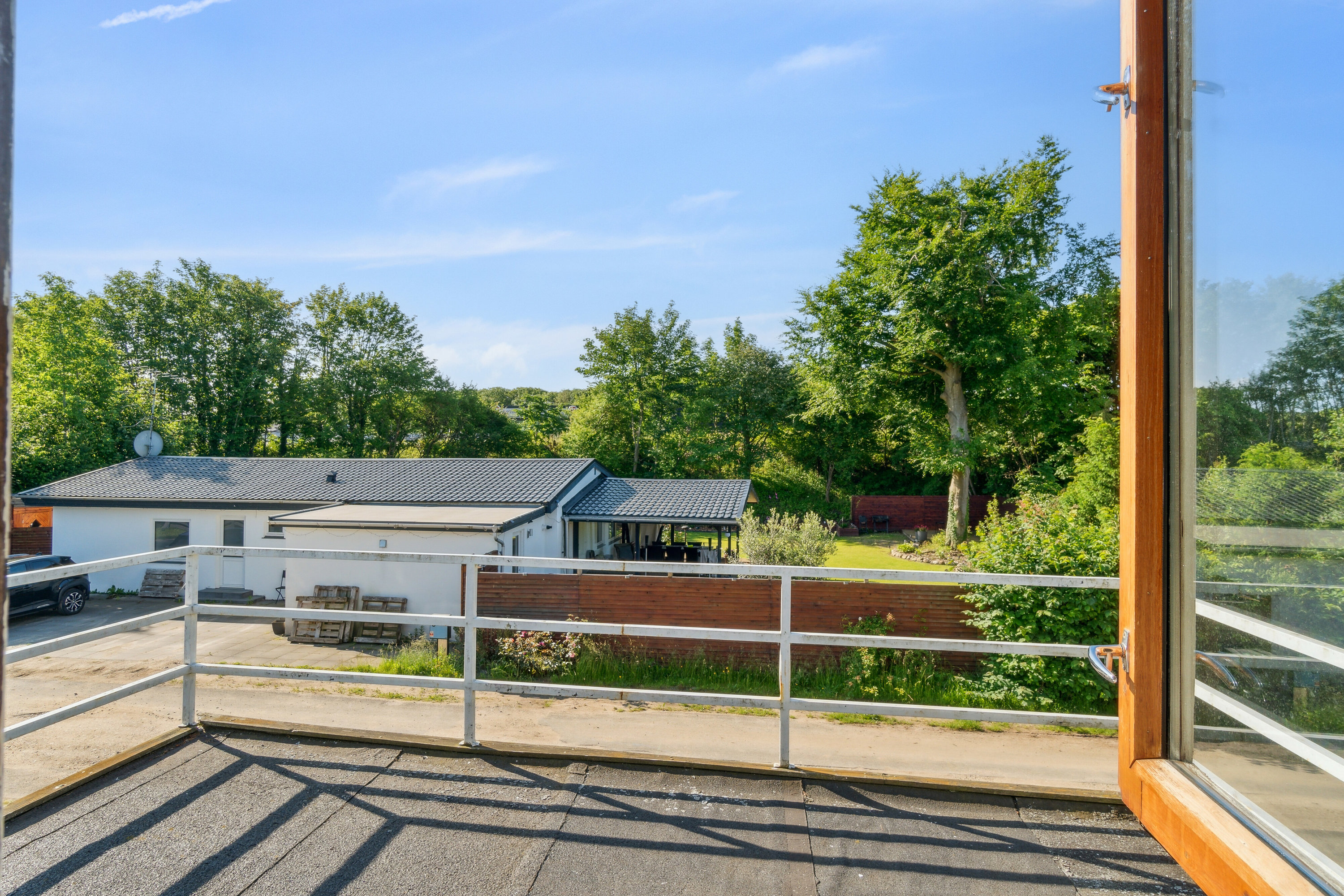 Fremhævet altan billede i fuldskærmstilstand. Billede af Pilegårdsvej 12, Skovsø, 4200 Slagelse