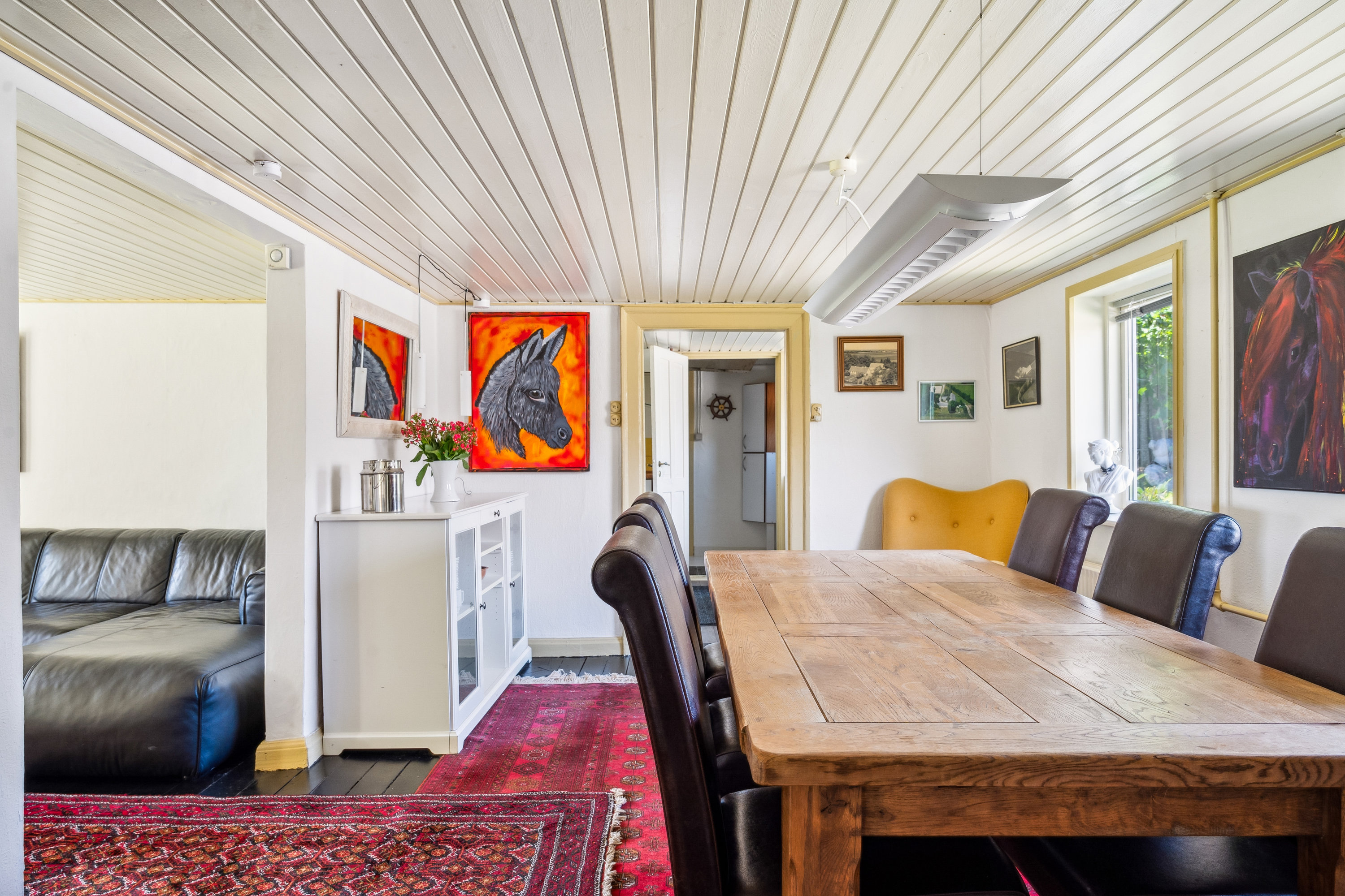 Fremhævet stue billede i fuldskærmstilstand. Billede af Skovbovej 52, Krogen, 9500 Hobro