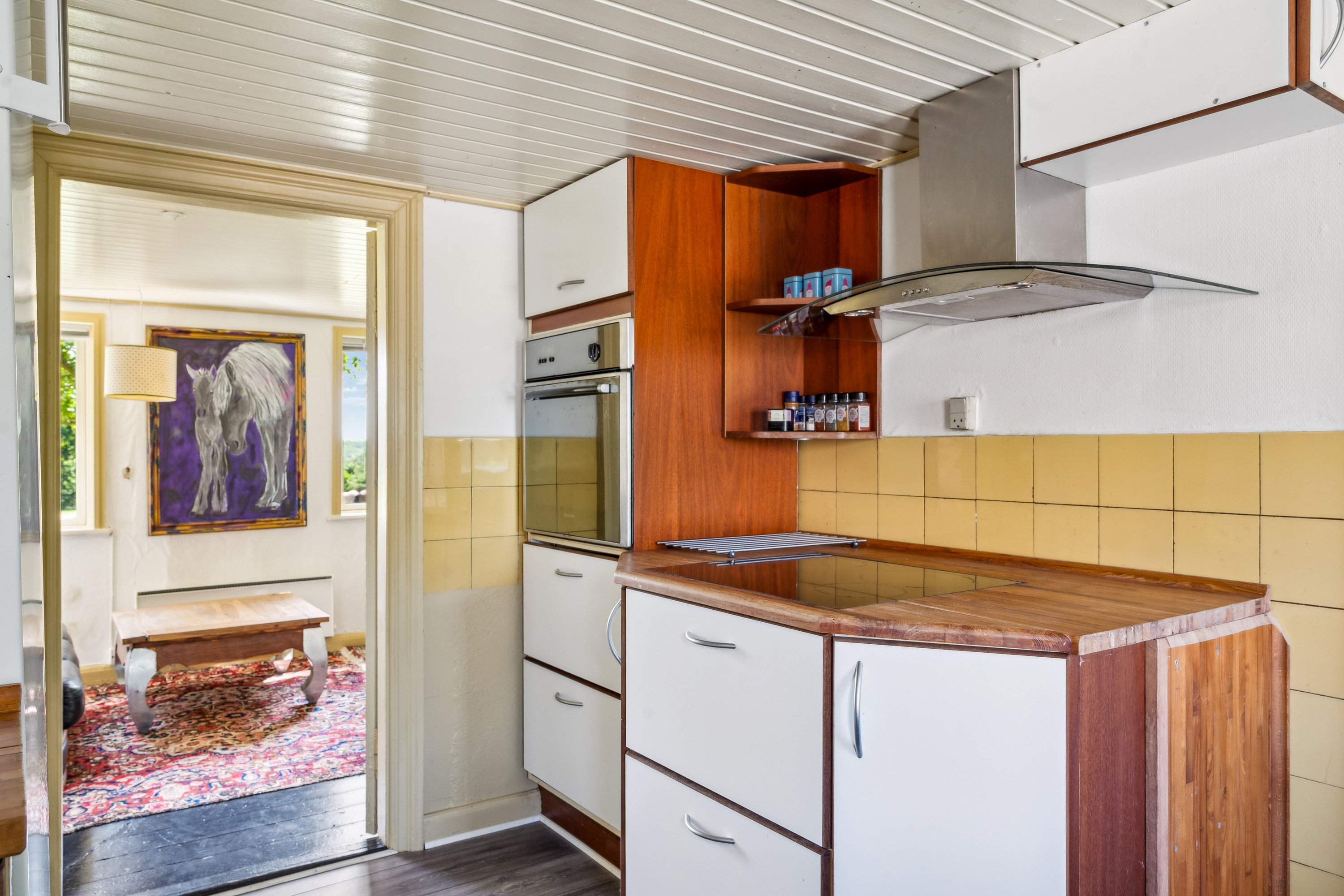 Fremhævet køkken billede i fuldskærmstilstand. Billede af Skovbovej 52, Krogen, 9500 Hobro