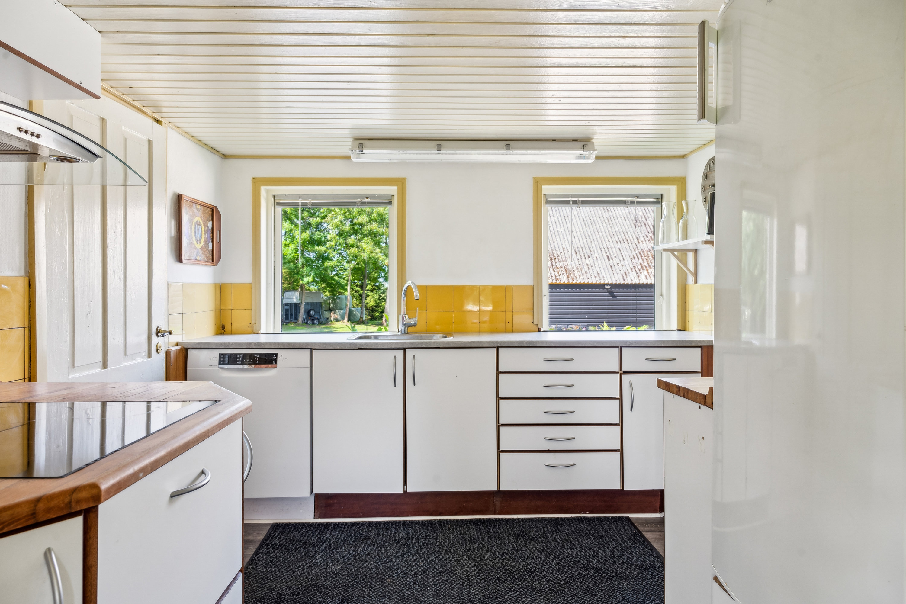 Fremhævet køkken billede i fuldskærmstilstand. Billede af Skovbovej 52, Krogen, 9500 Hobro